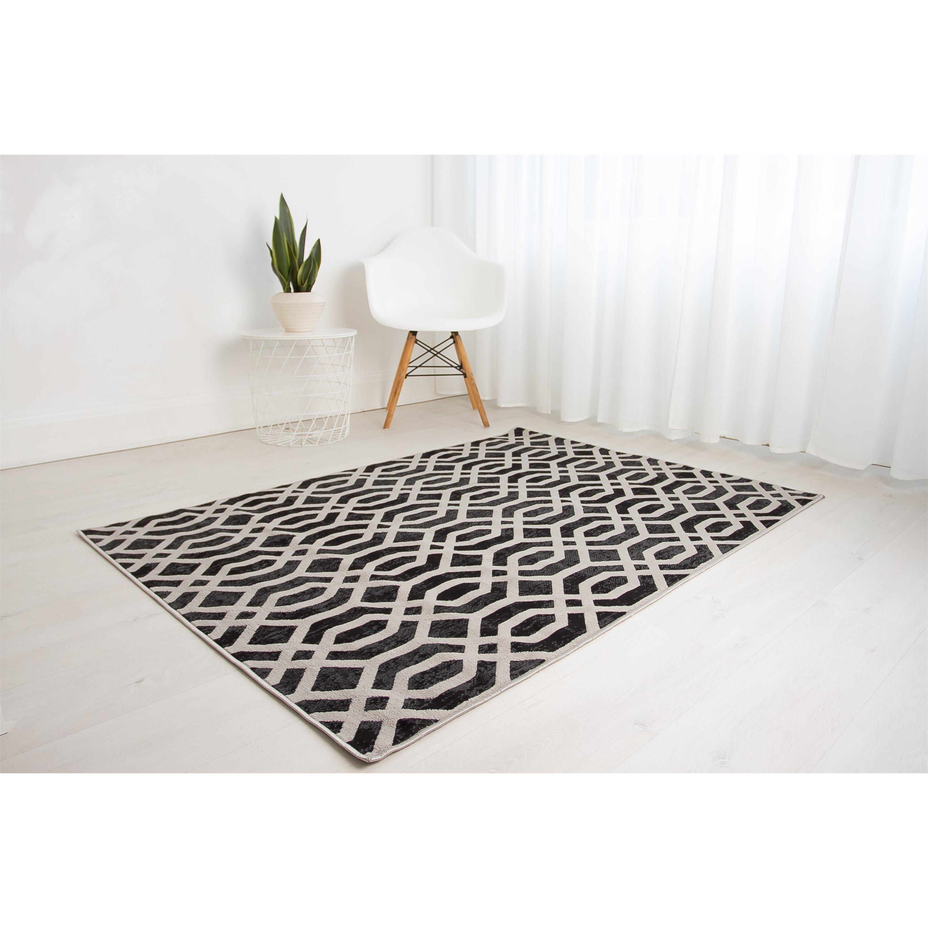 Rugstyle  Balletto 18Fa - Anthra/L.grey - 160x230cm