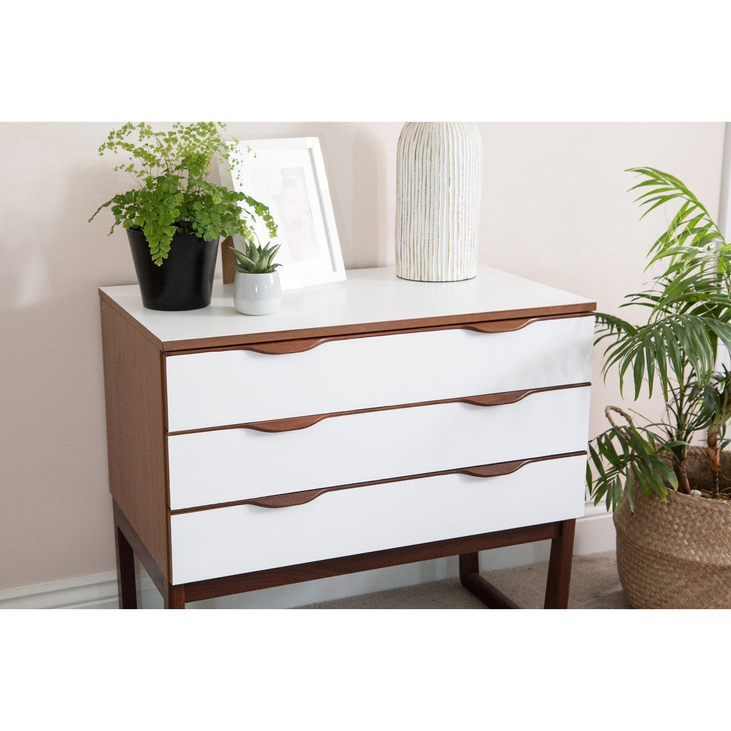 White - D C Fix - dc fix Glossy White Self Adhesive Vinyl Wrap - 3