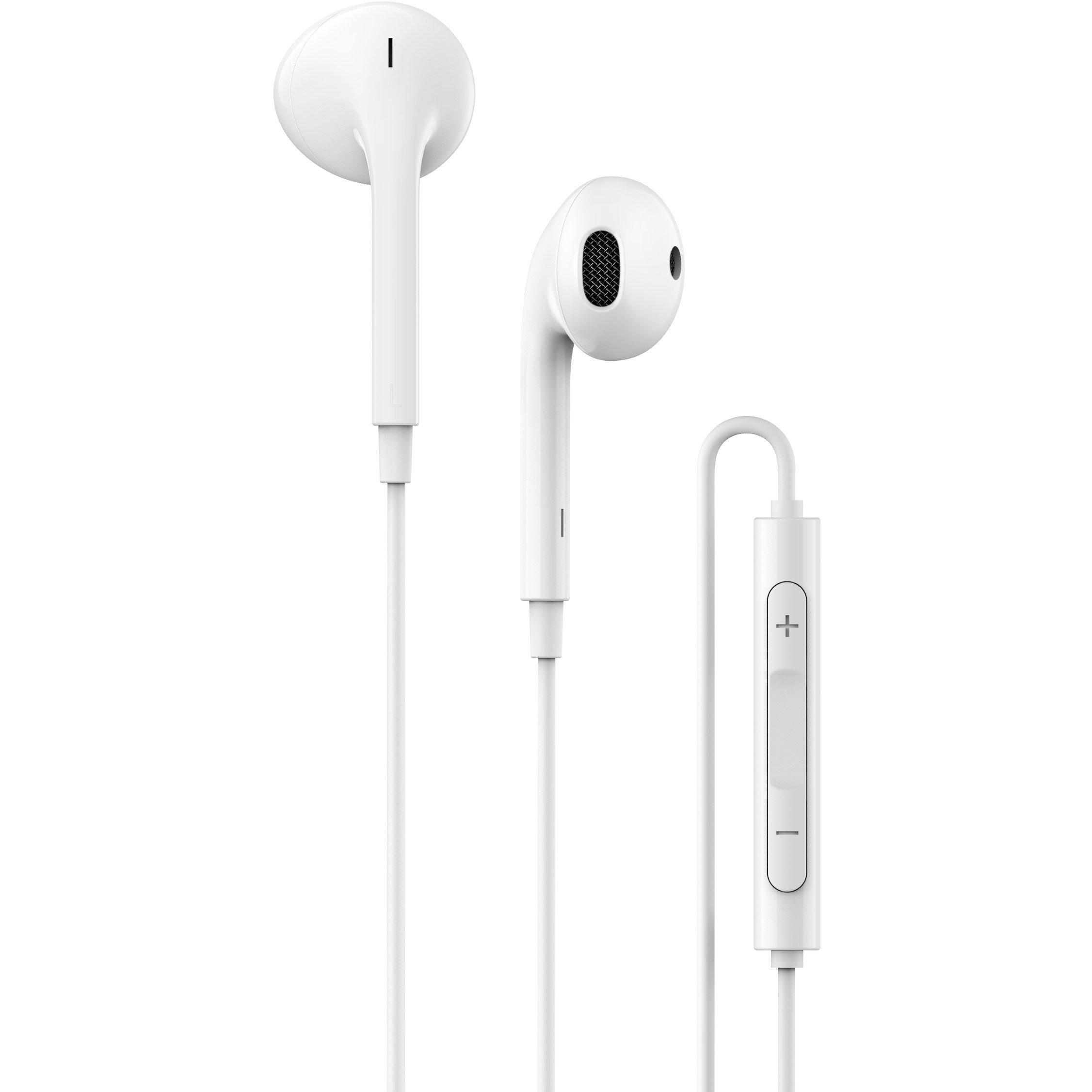White - Edifier - P180 USB Type C Wired Earphones With Mic - 1