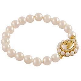 Vivienne Westwood Amaya Large Pearl Bracelet Gold Plated Bracelet