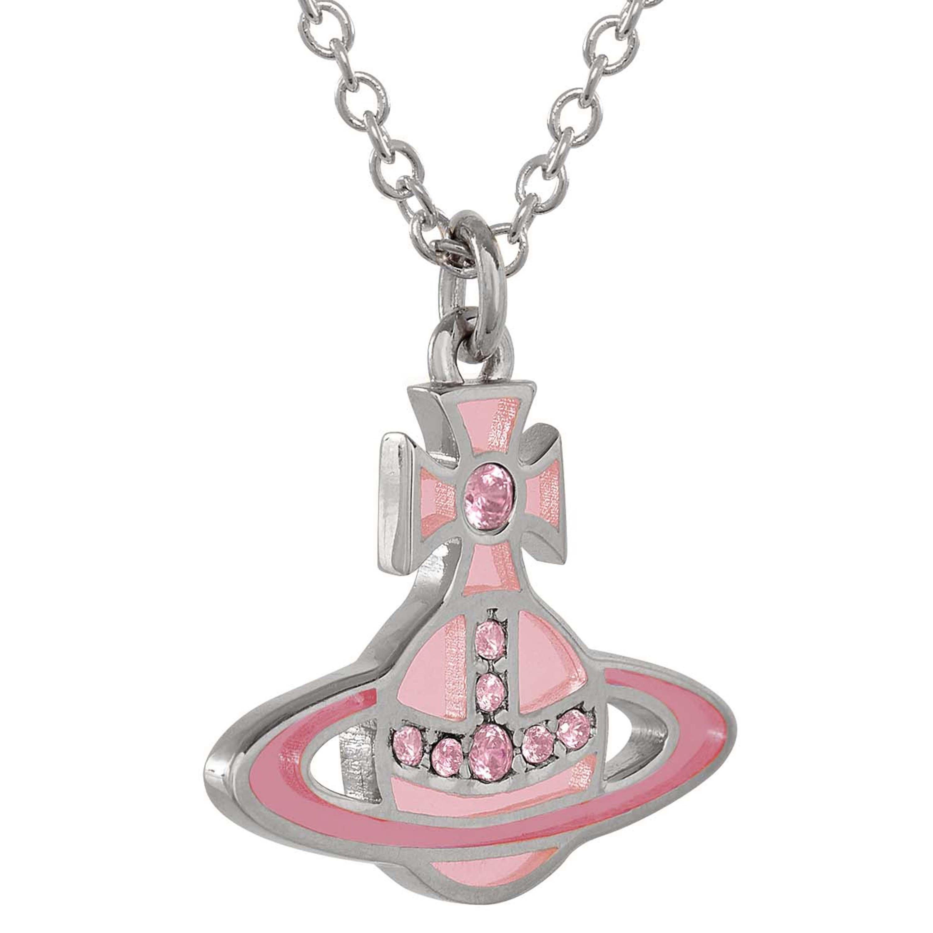 Vivienne WestwoodシルバーピンクConcetta Bas Reliefペンダント 77999210_o_a1.jpg?v=00010101000000