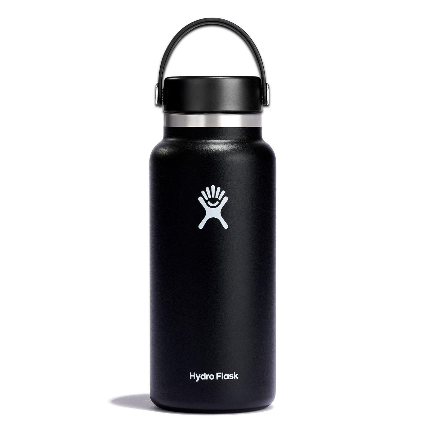 Hydro Flask  Wide Mouth Water Bottle 946 Ml (32 Oz) - Black