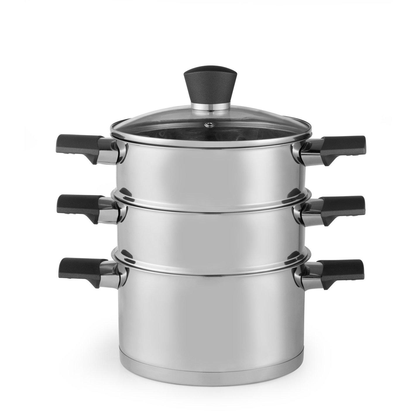 Silver - Russell Hobbs - 18cm Excellence Steamer - 7