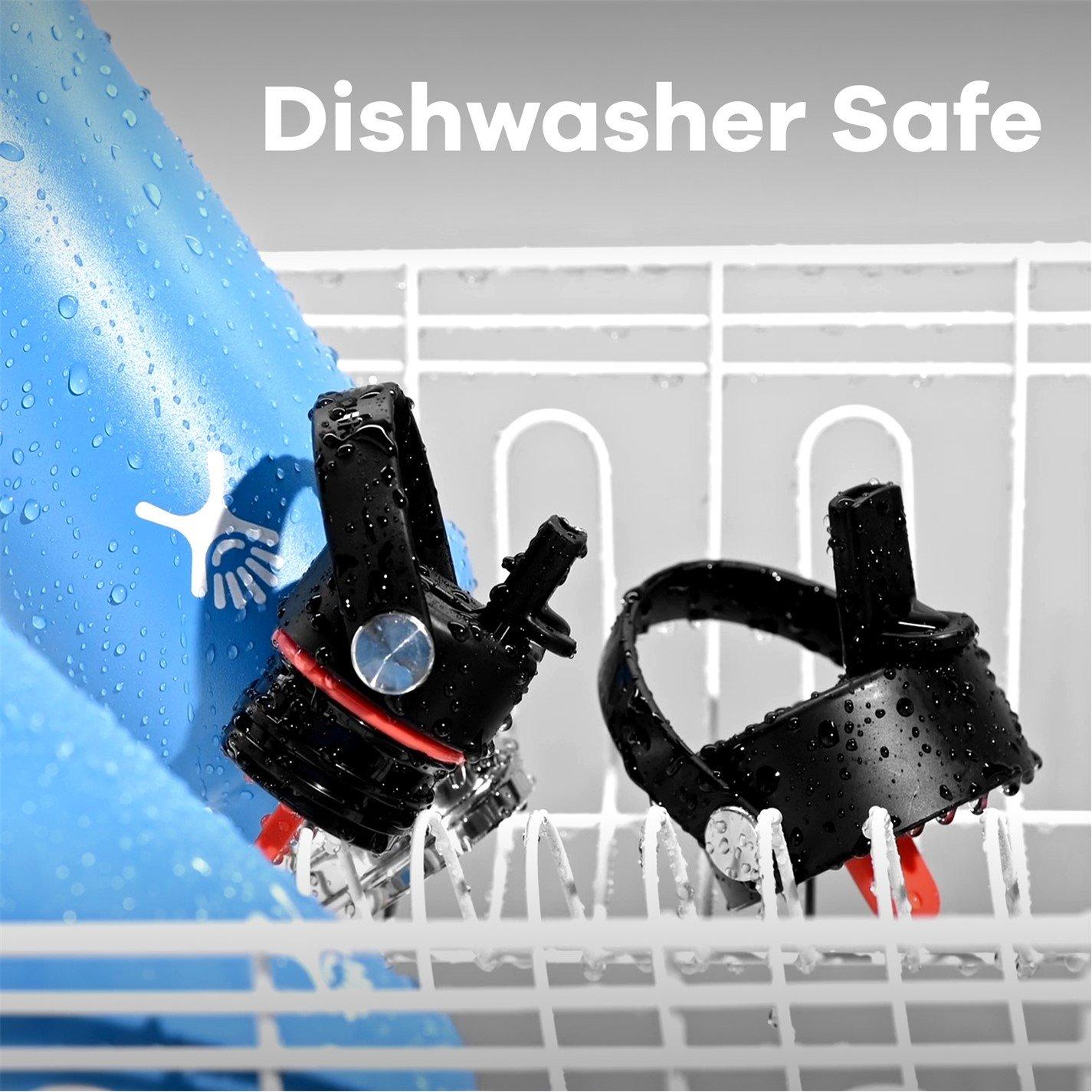 Trillium - Hydro Flask - Flask Wide Mouth Water Bottle 946 ml (32 oz) with Flex Straw Cap - 6