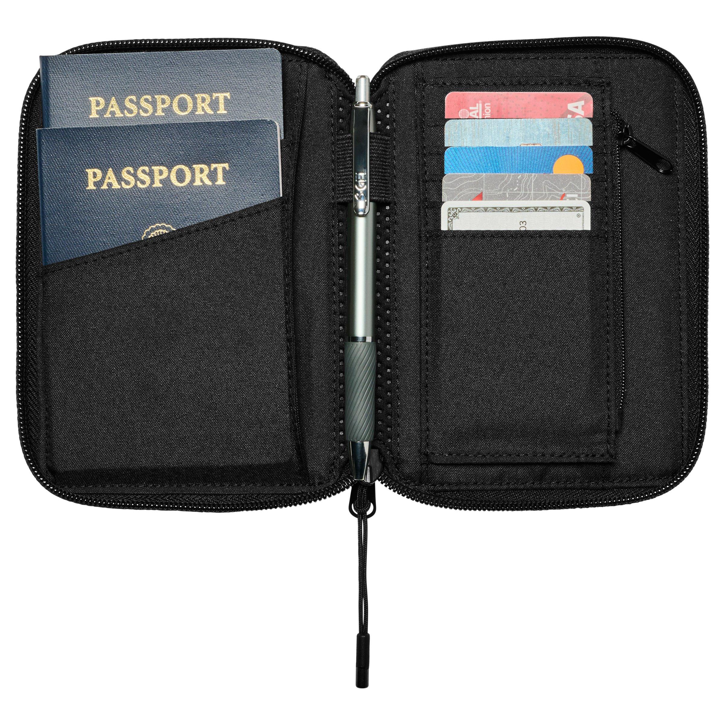 Schwarz - Nike - Aura Travel Wallet - 4