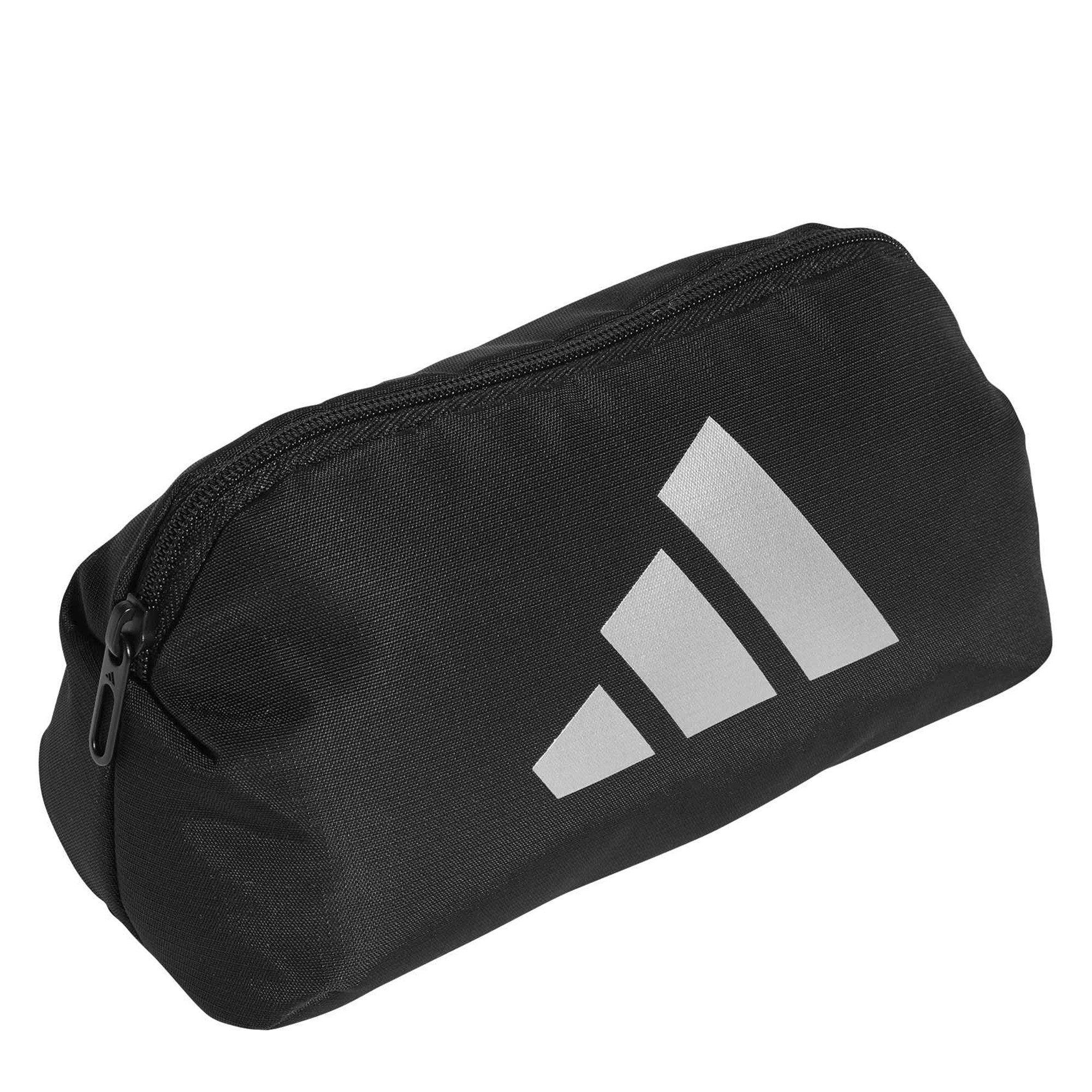 Black/Silver - adidas - Def Pouch Wash Bag - 3