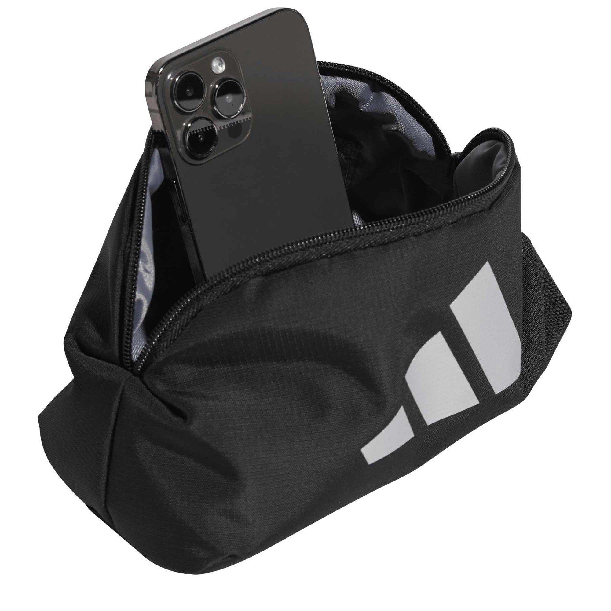 Black/Silver - adidas - Def Pouch Wash Bag - 4
