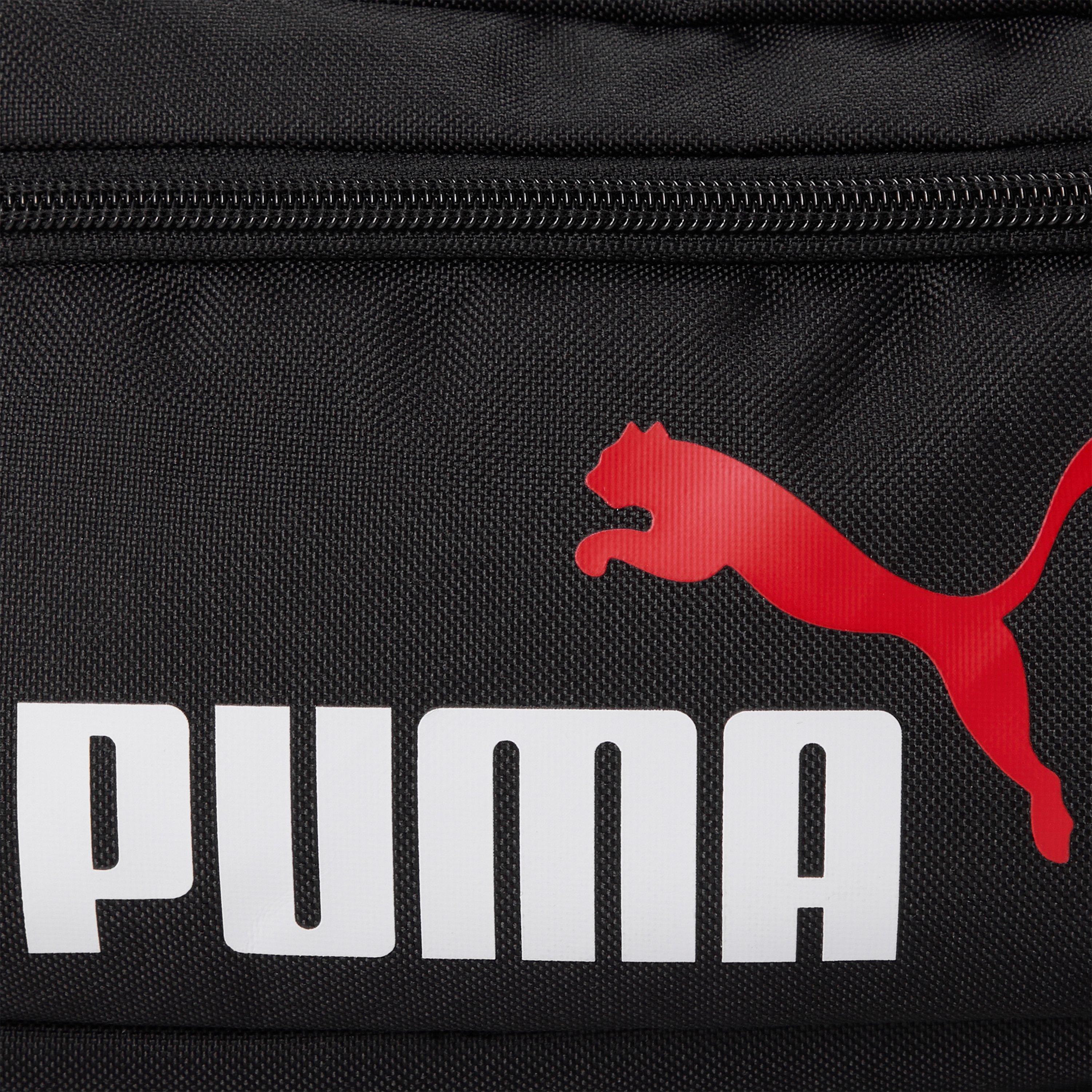 Black/White/Red - Puma - Men's Phase Wash Bag - 3