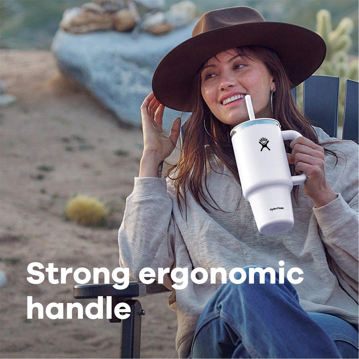 Preto - Hydro Flask - Flask Travel Tumbler 709 ml (24 oz) - 6