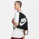 Noir - Nike - Heritage Drawstring Bag (13L) - 7