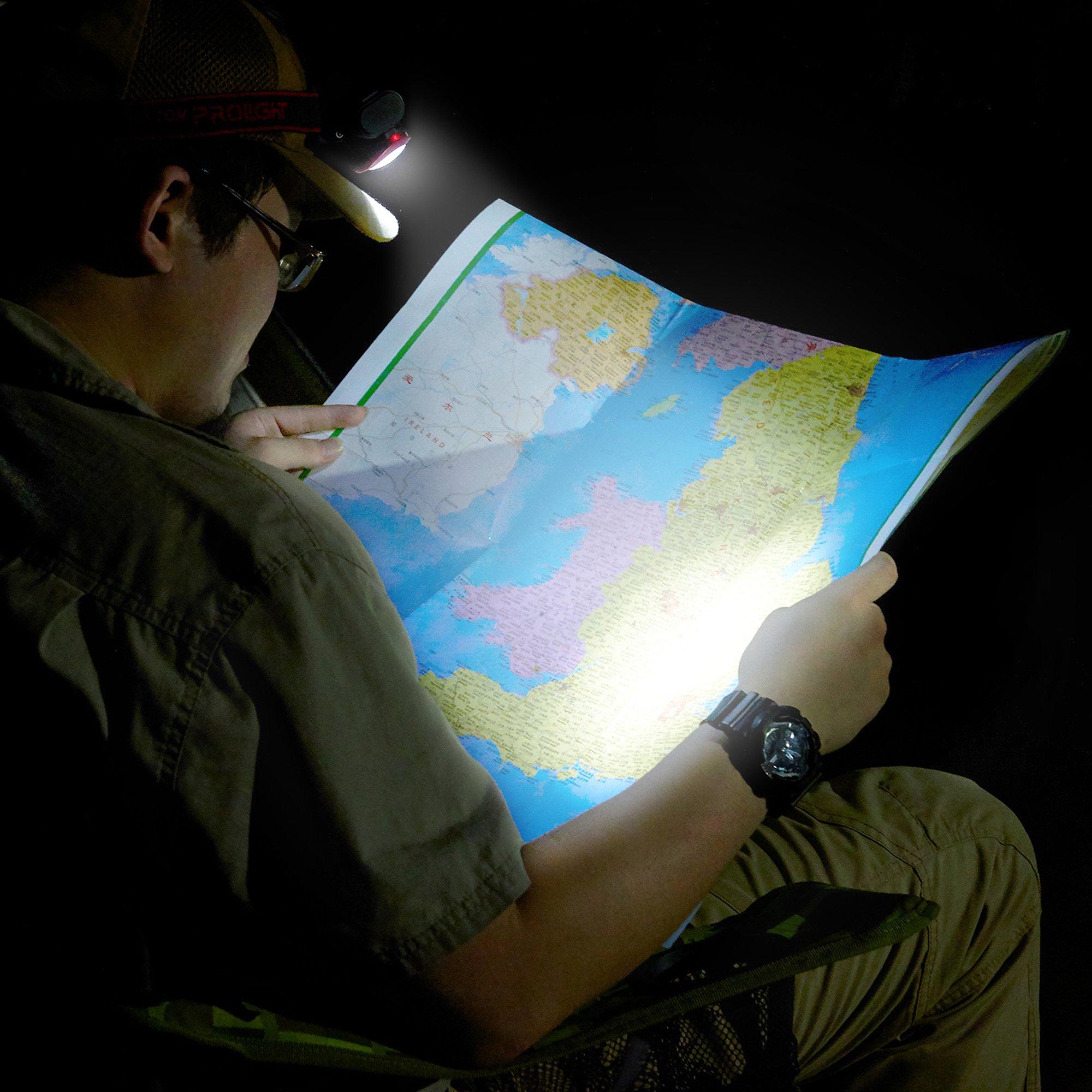 Red & Black - Dekton - Dekton COB LED Adjustable Head Torch - 6