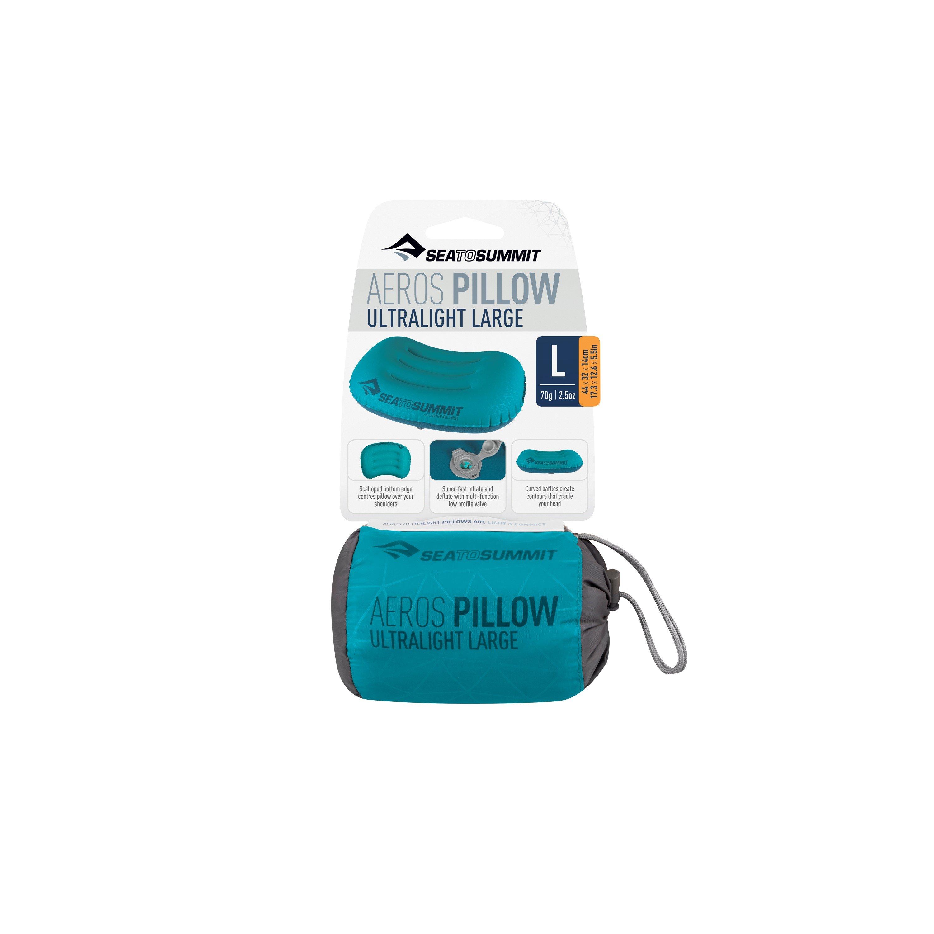 Aqua - Sea to Summit - Adults Large Camping Pillows - 1