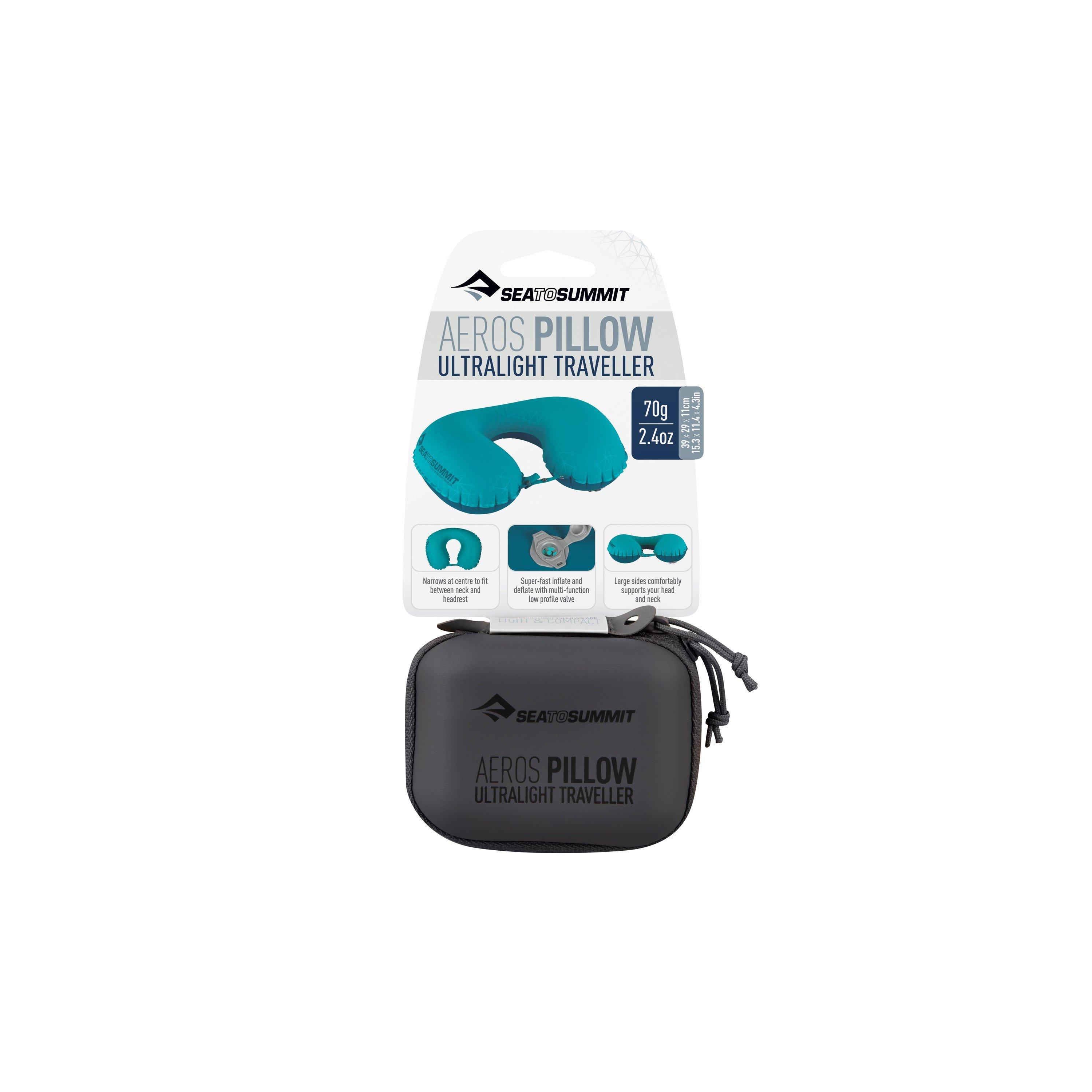 Grey - Sea to Summit - Adults Travel Camping Pillows - 1