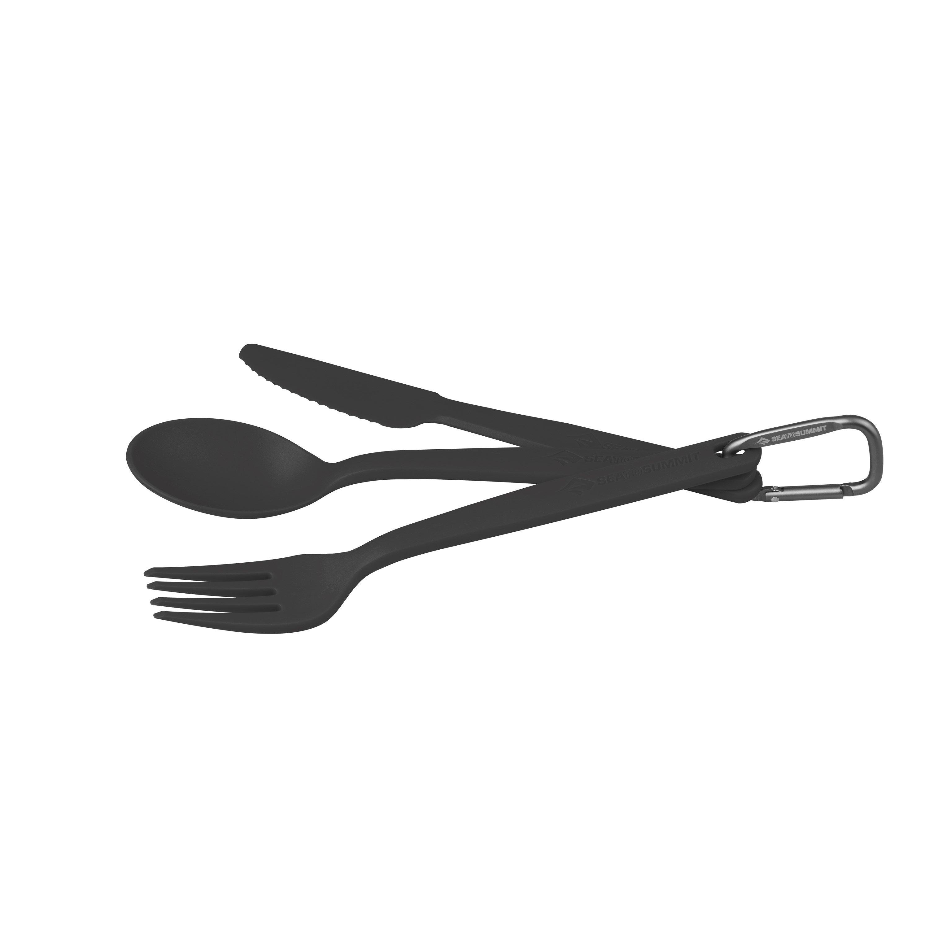 Charcoal - Sea to Summit - Adults Camping Cutlery Set - 2