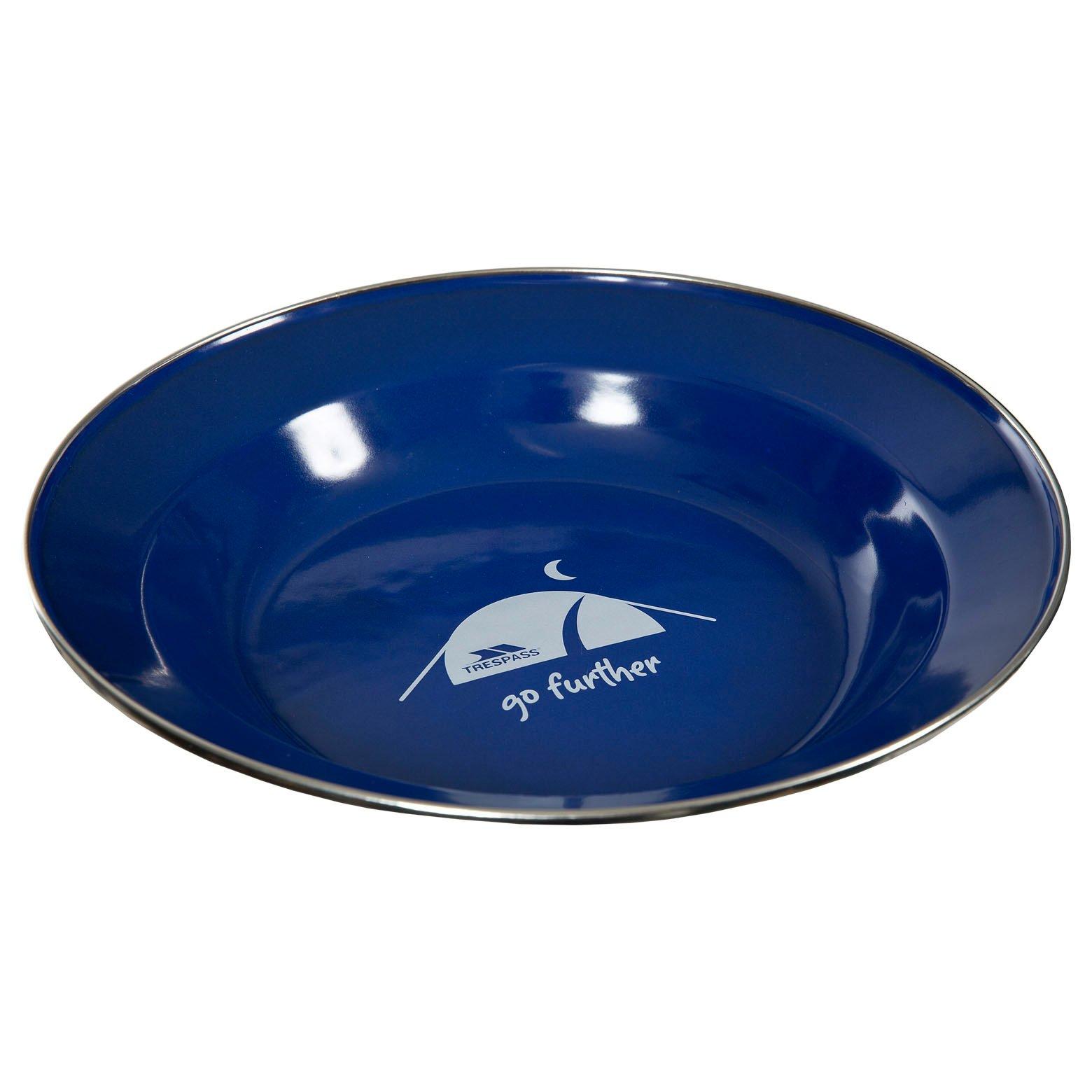 Plava - Trespass - Adults Davo Enamel Camping Plate - 2