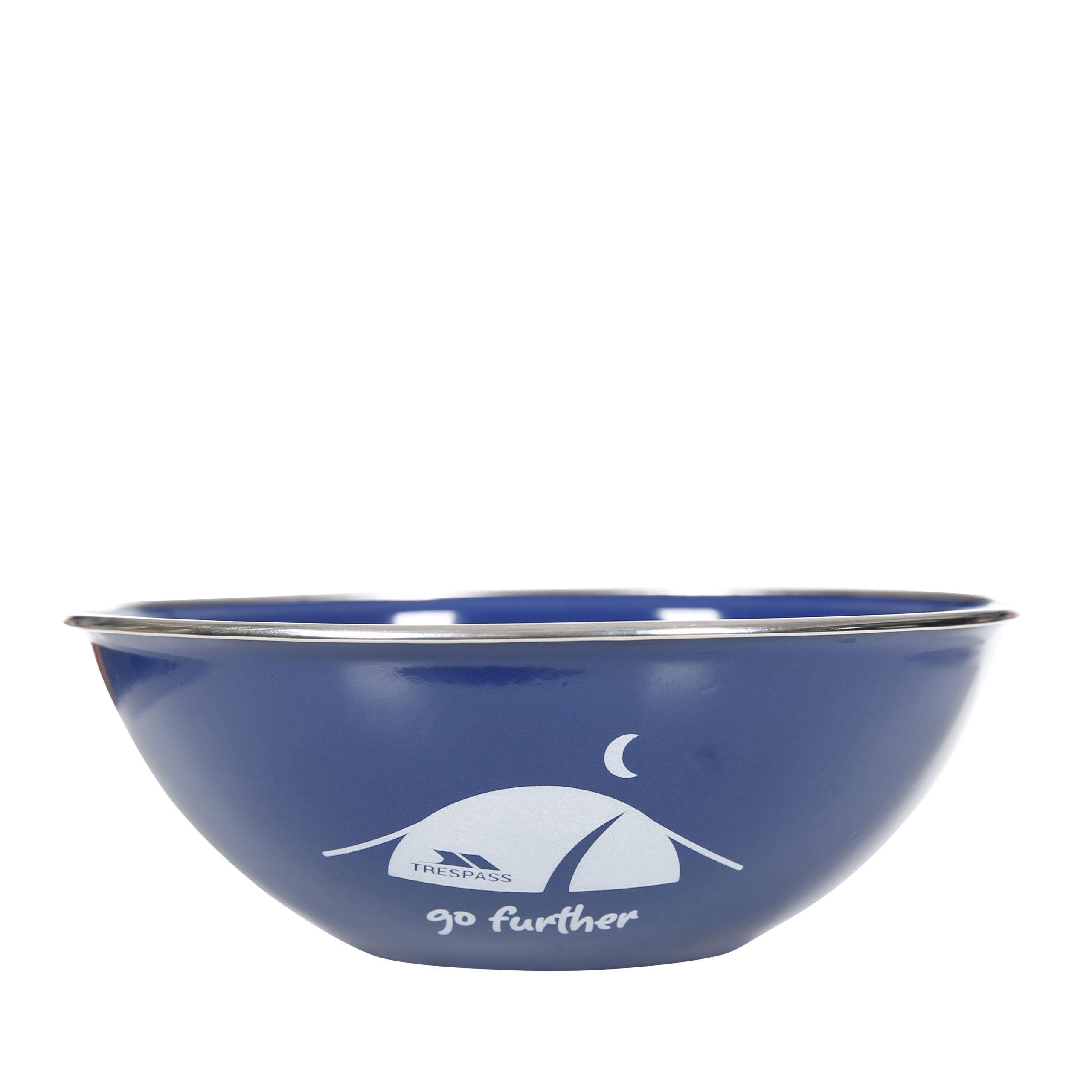 Plava - Trespass - Adults Trev Enamel Wash Bowl Camping Equipment - 4