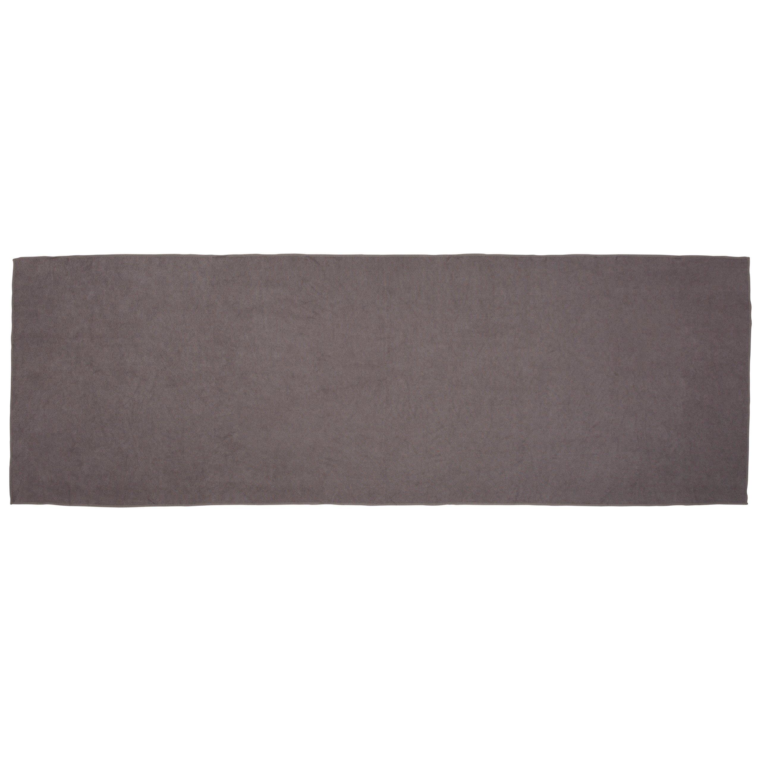 Storm Grey - Trespass - Adults Mantra Anti-Slip Yoga Microfibre Towel - 7
