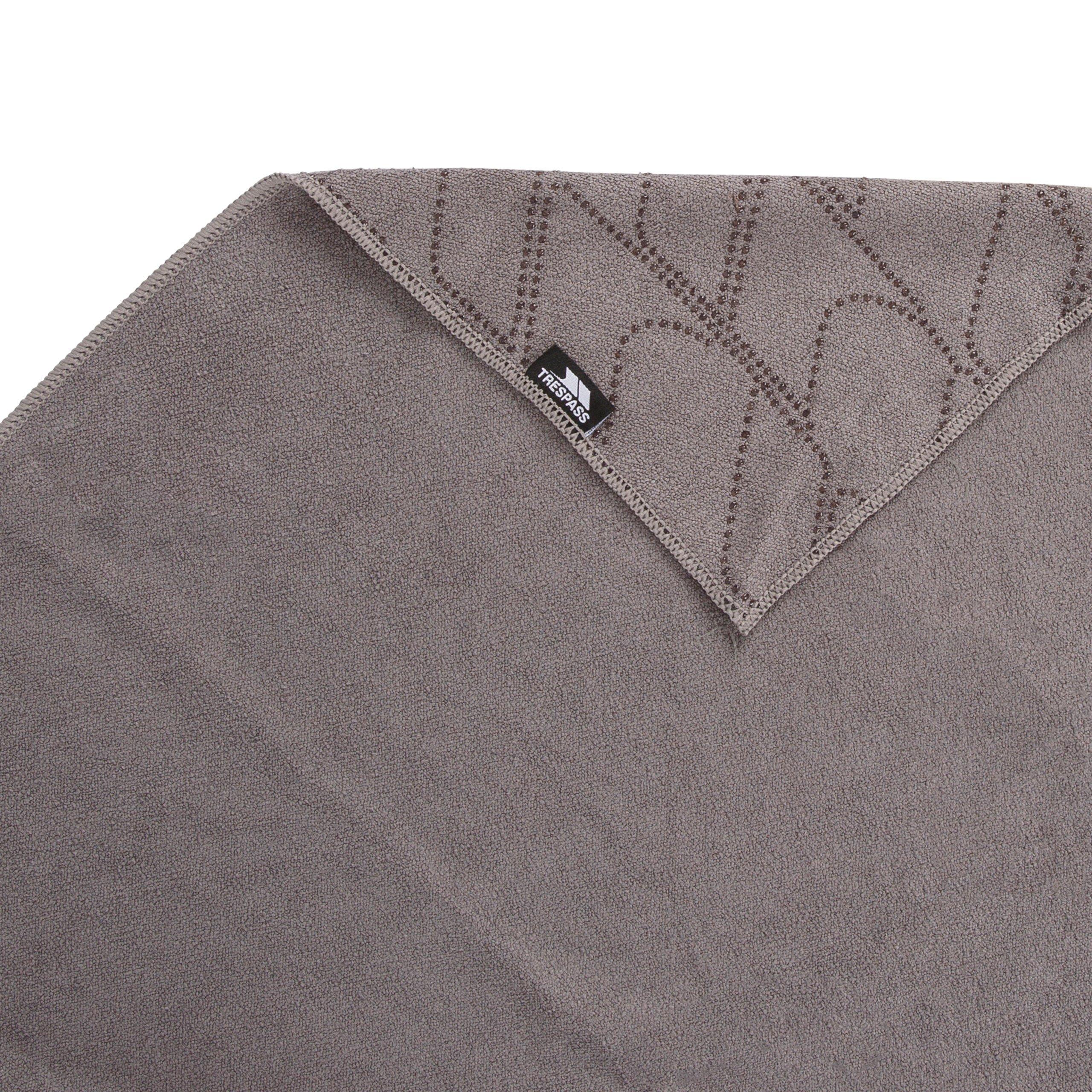 Storm Grey - Trespass - Adults Mantra Anti-Slip Yoga Microfibre Towel - 3