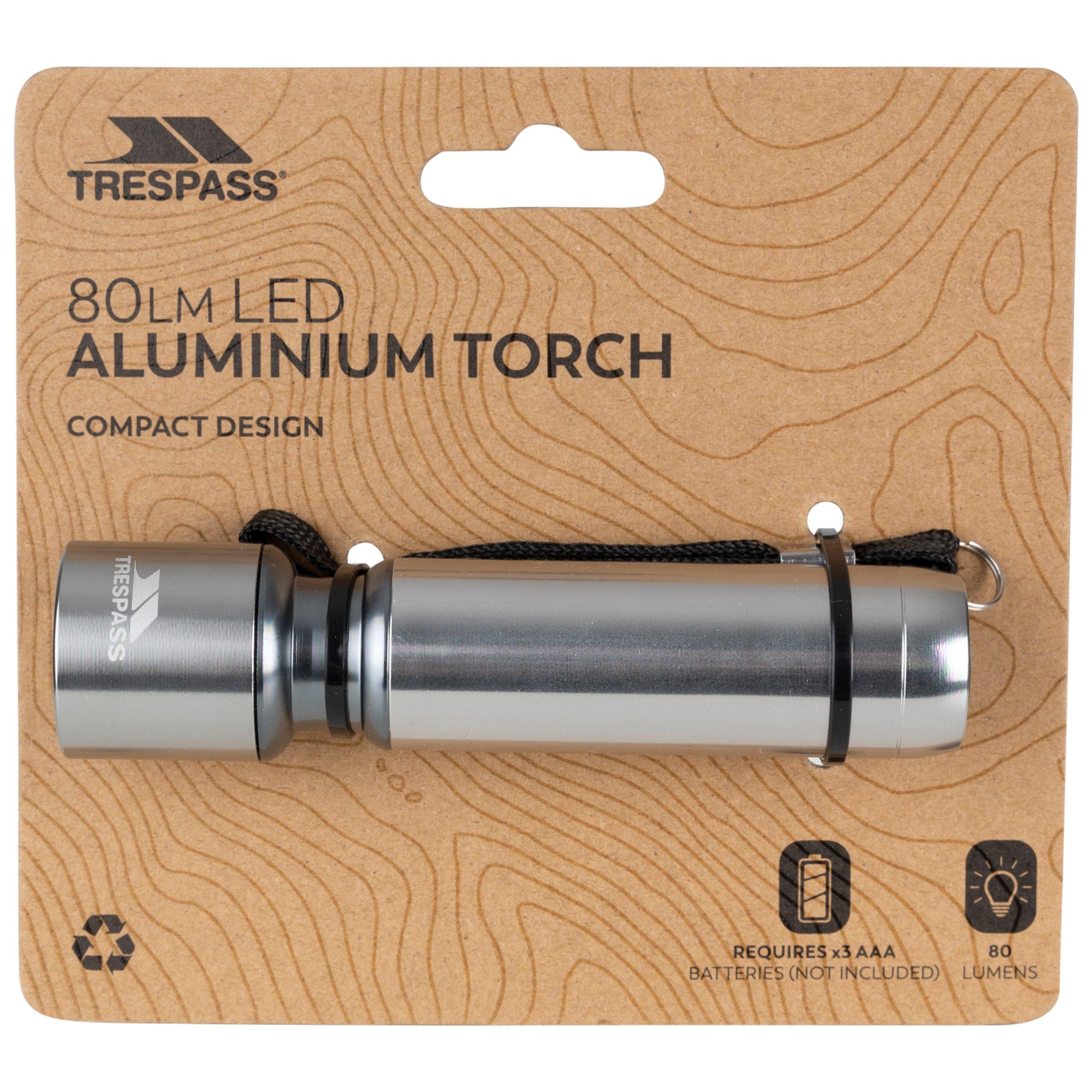 Grey - Trespass - Adults Aluminium Spotlight Torch - 2