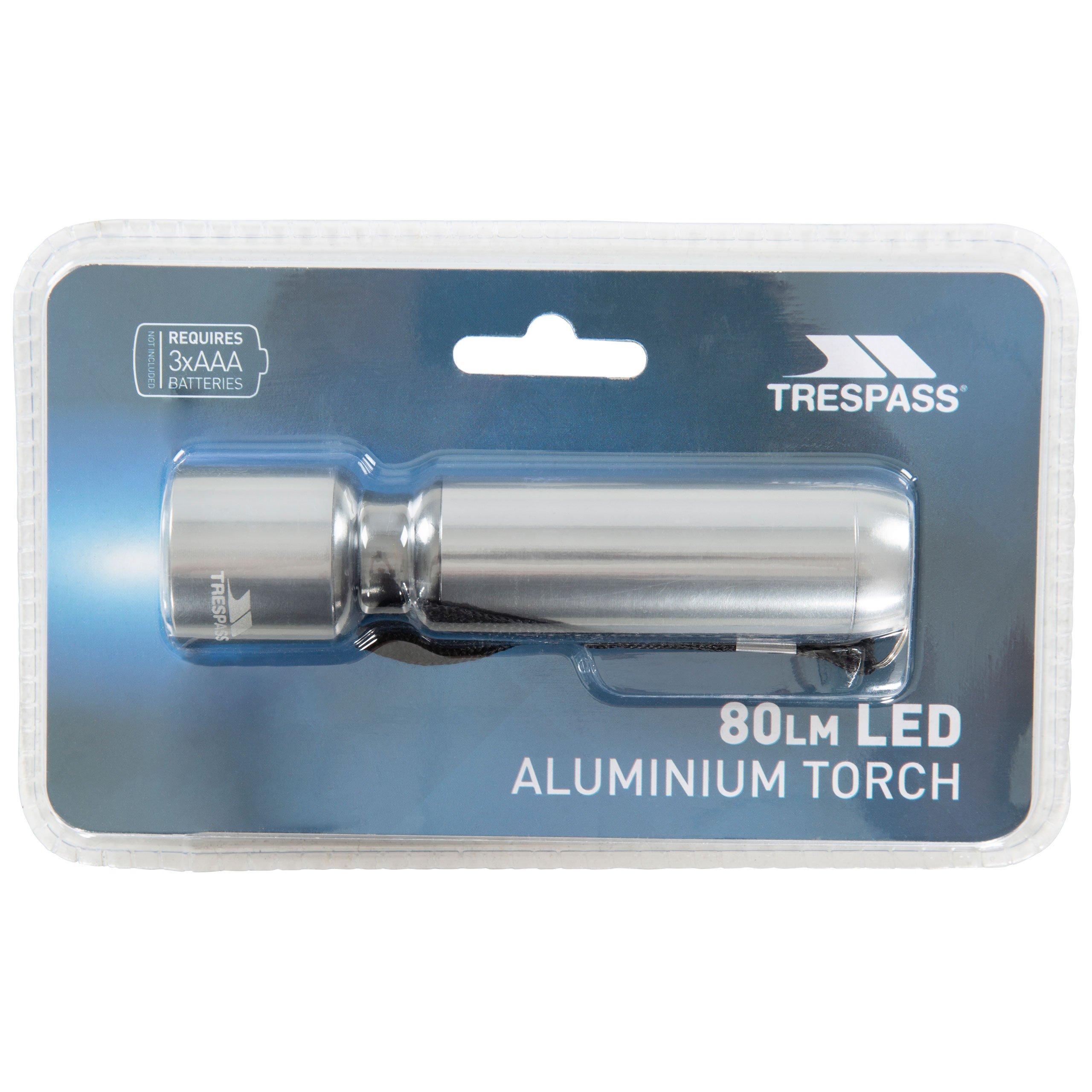 Grey - Trespass - Adults Aluminium Spotlight Torch - 4