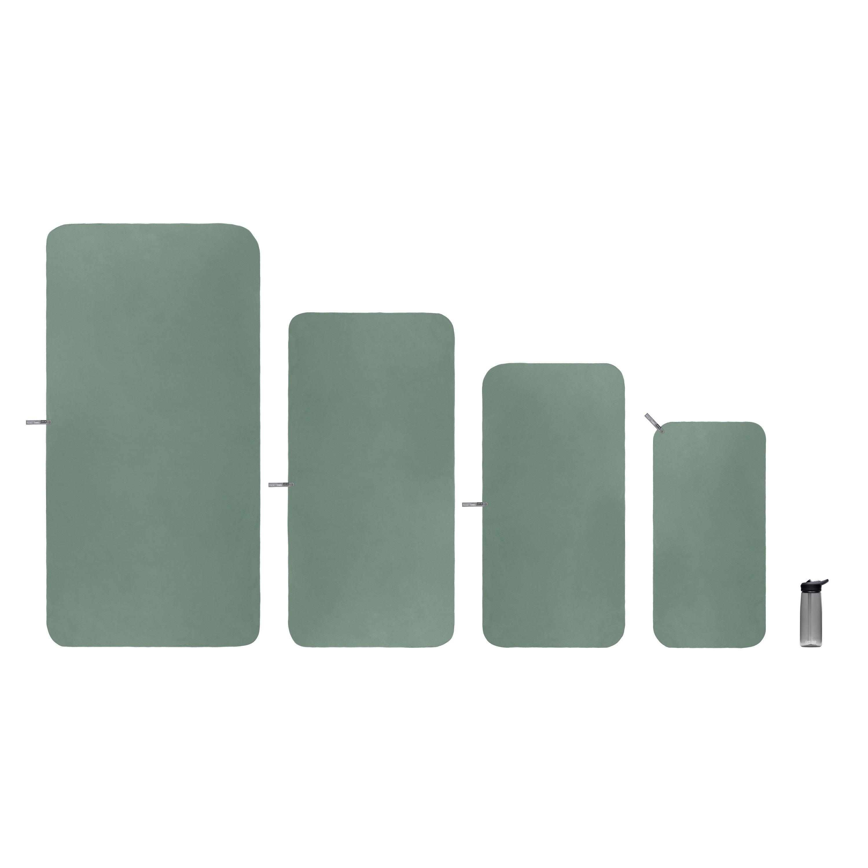 X Large (Sage) - Sea to Summit - Adults Microfibre Pocket Towels - 3