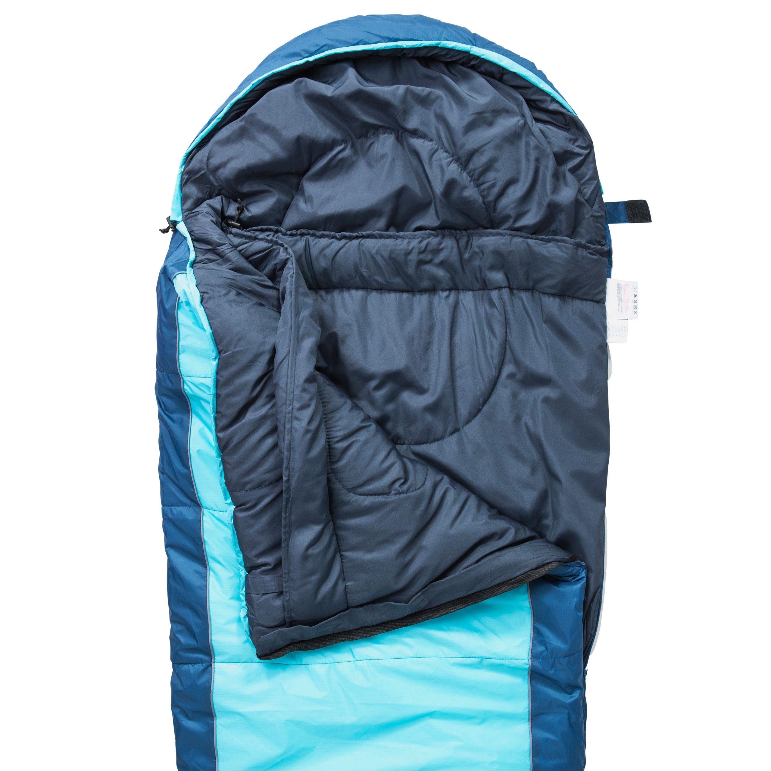 Blue - Trespass - Adults Spring/Summer Sleeping Bag - 7