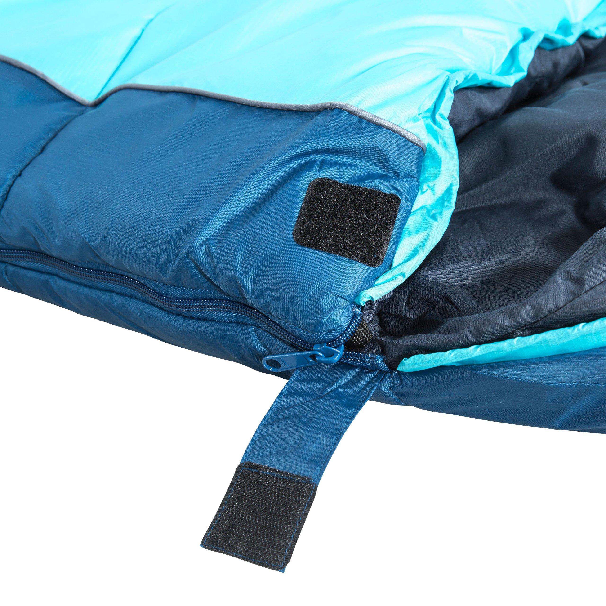 Blue - Trespass - Adults Spring/Summer Sleeping Bag - 3