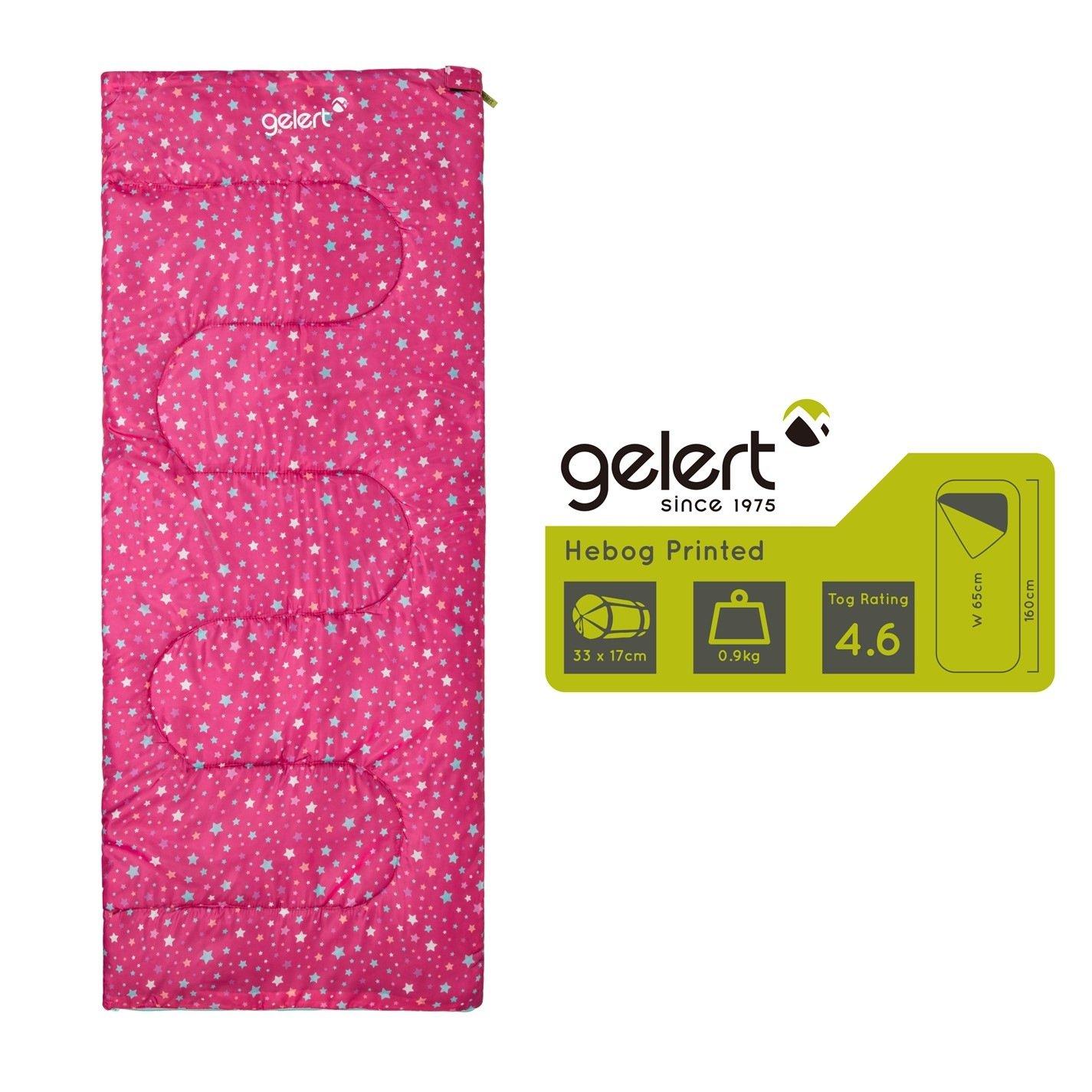 Pink Stars - Gelert - Printed Sleeping Bag Junior - 4