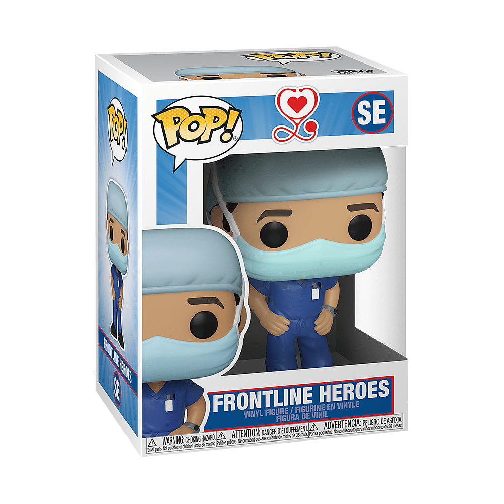 Merchandise - FUNKO - POP! Heroes: Front Line Worker - Male 1 - 3
