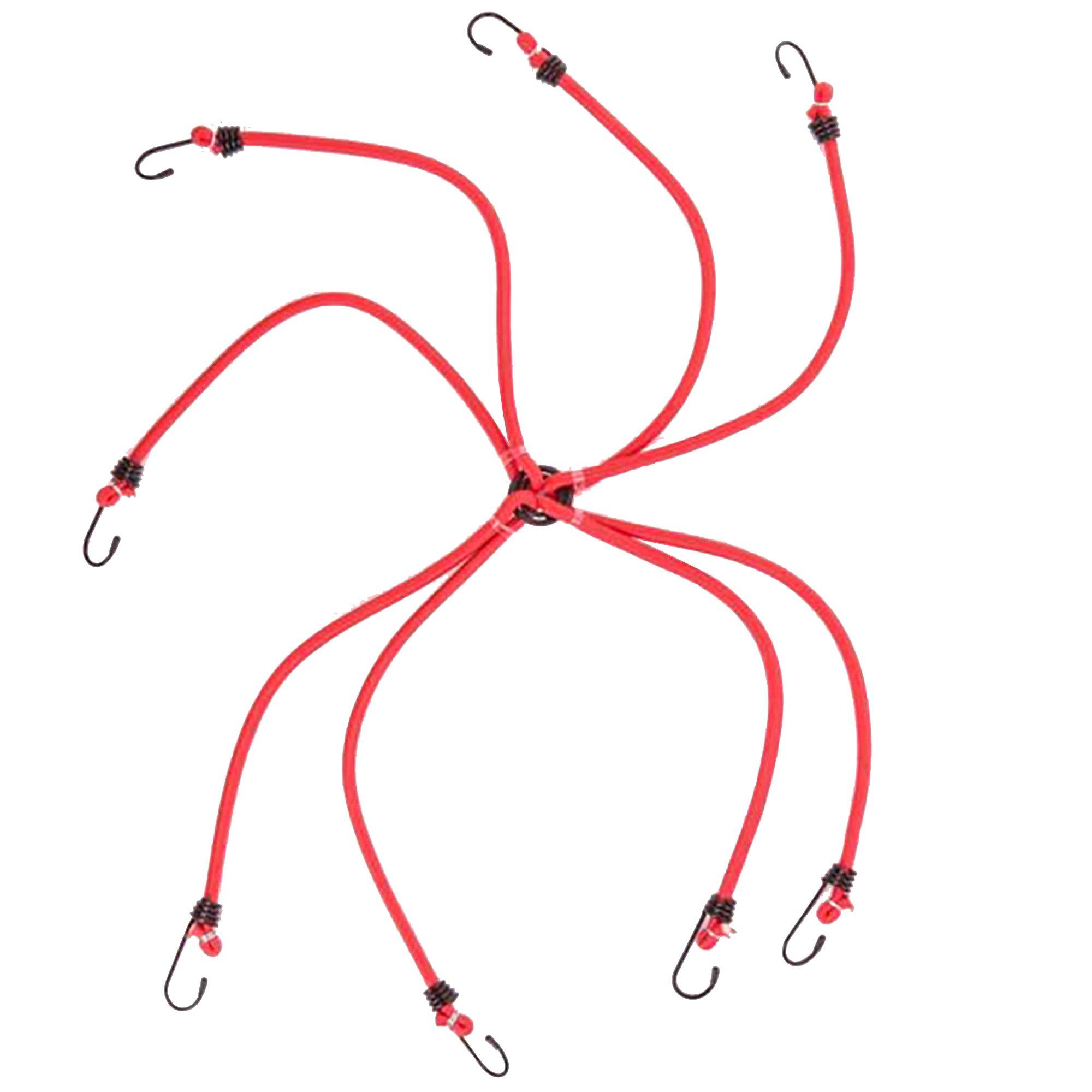Red - Dekton - Dekton 6 Arm Spider Bungee Cord - 1