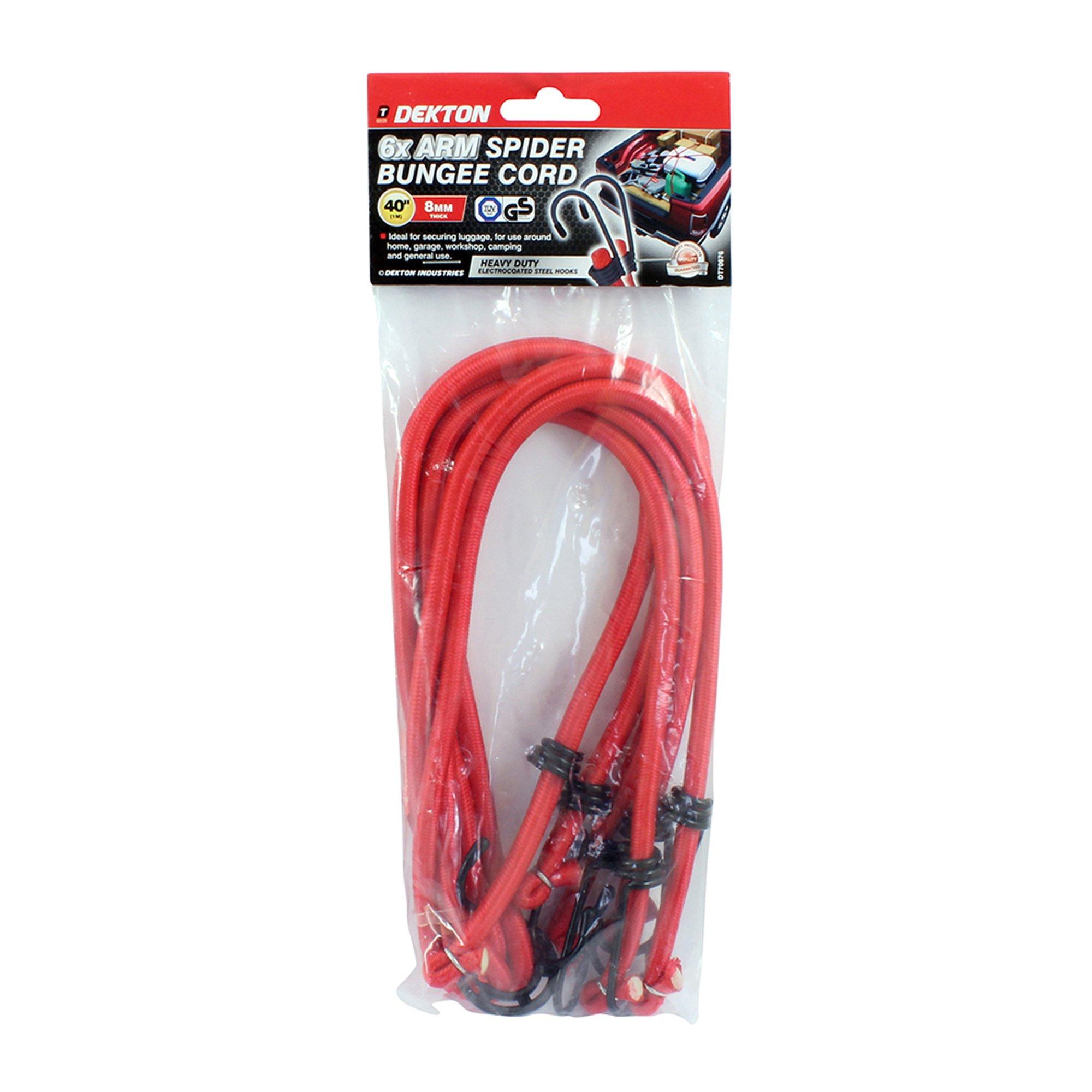 Rot - Dekton - Dekton 6 Arm Spider Bungee Cord - 2