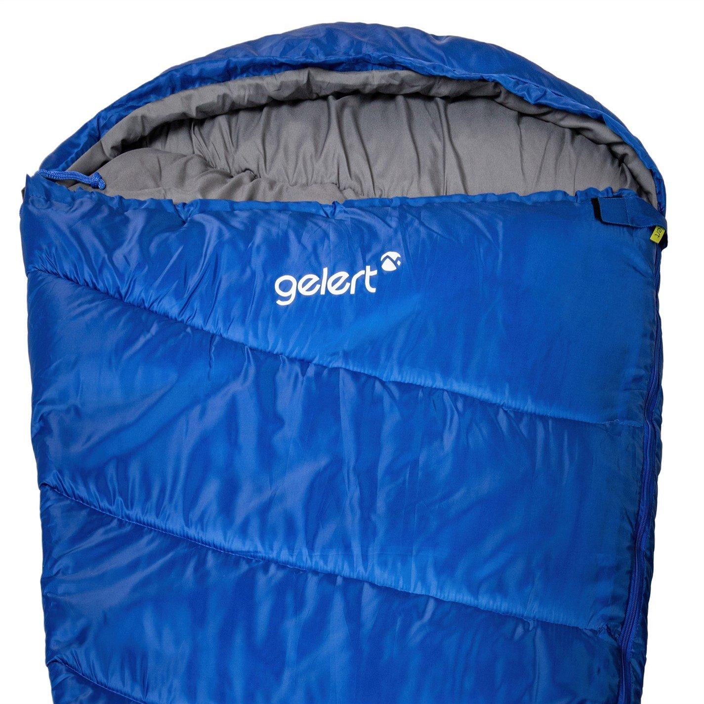Blue - Gelert - Hebog Mummy Sleeping Bag - 1