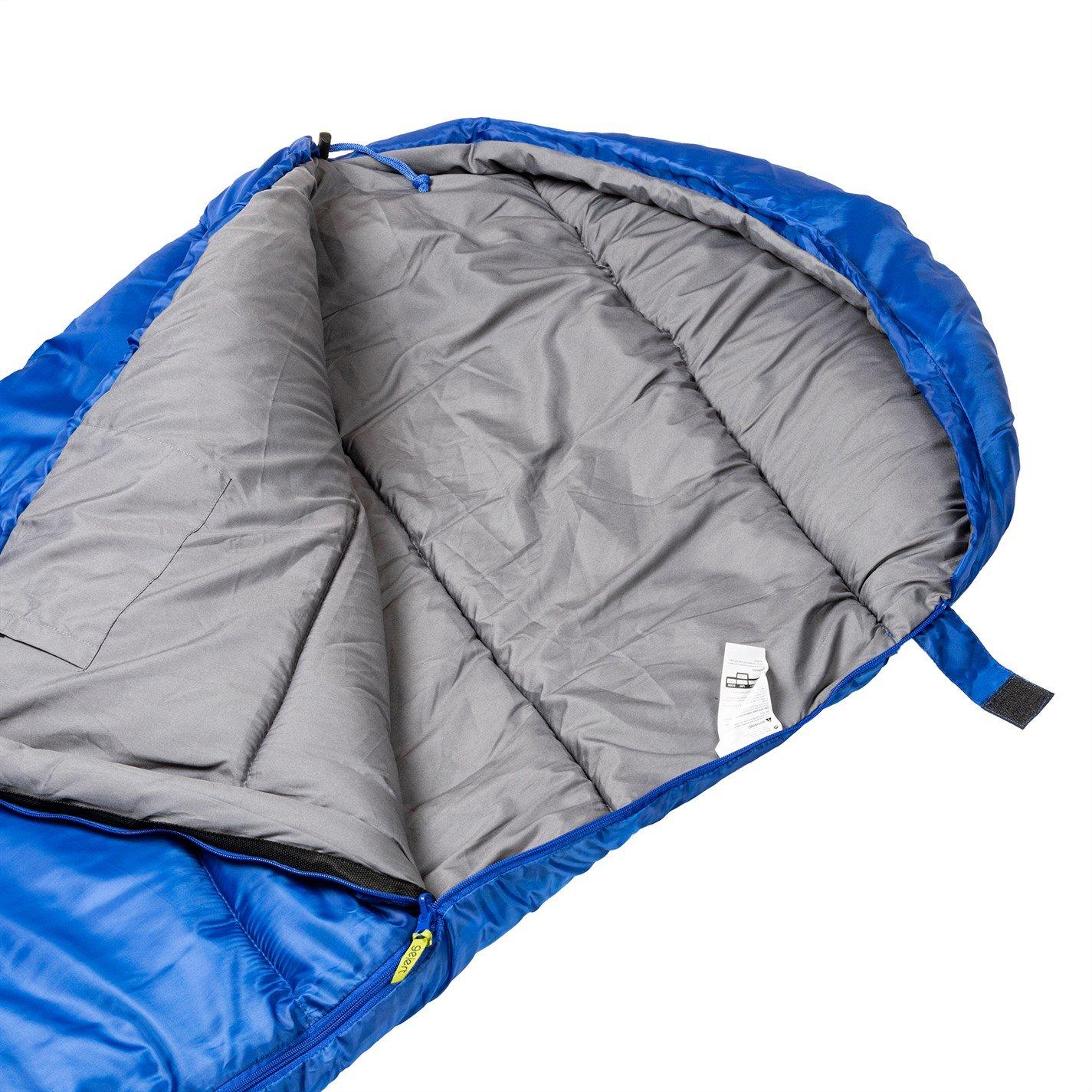Blue - Gelert - Hebog Mummy Sleeping Bag - 2
