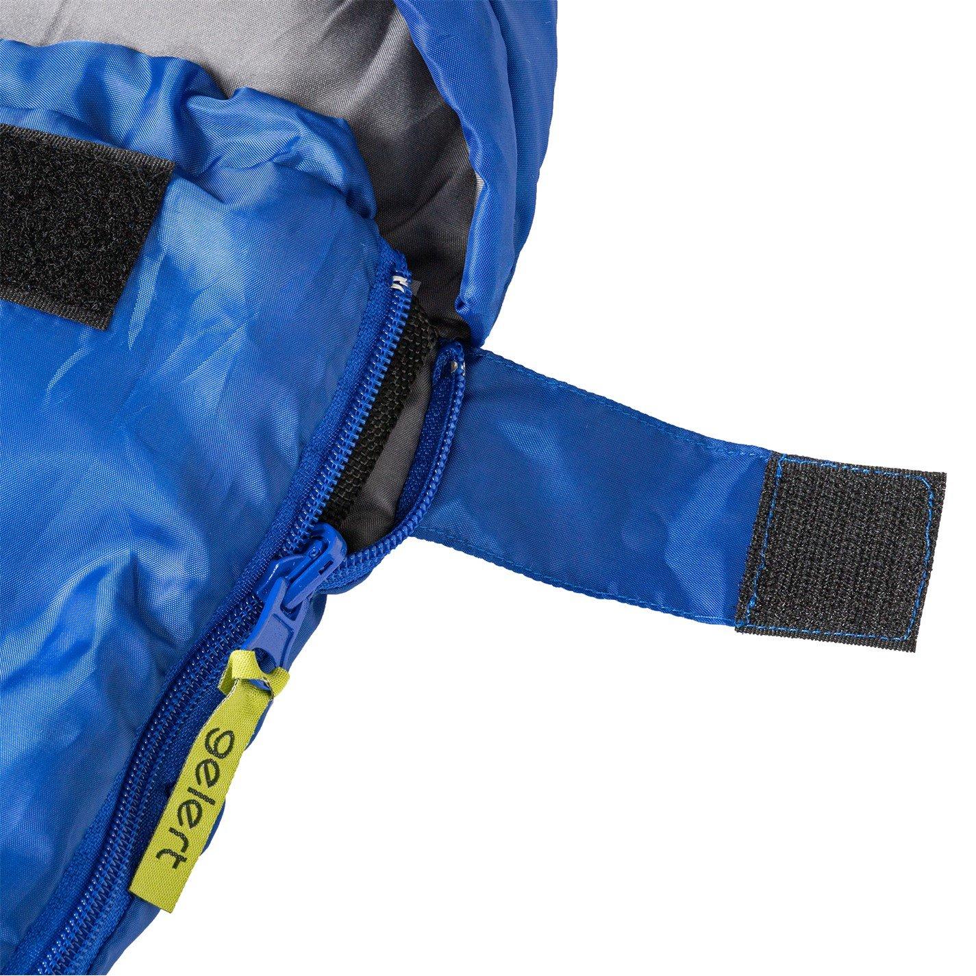 Blue - Gelert - Hebog Mummy Sleeping Bag - 3