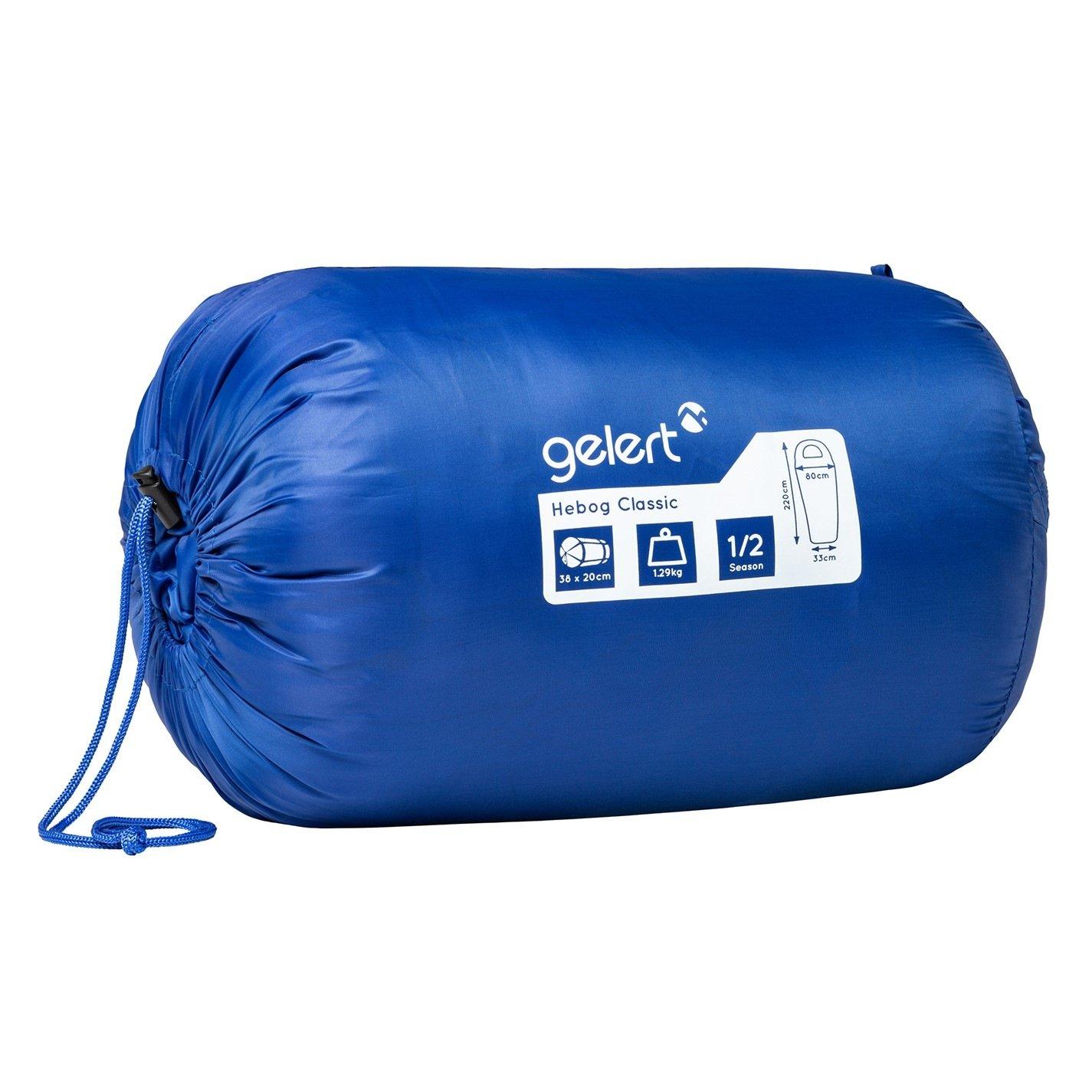 Blue - Gelert - Hebog Mummy Sleeping Bag - 4
