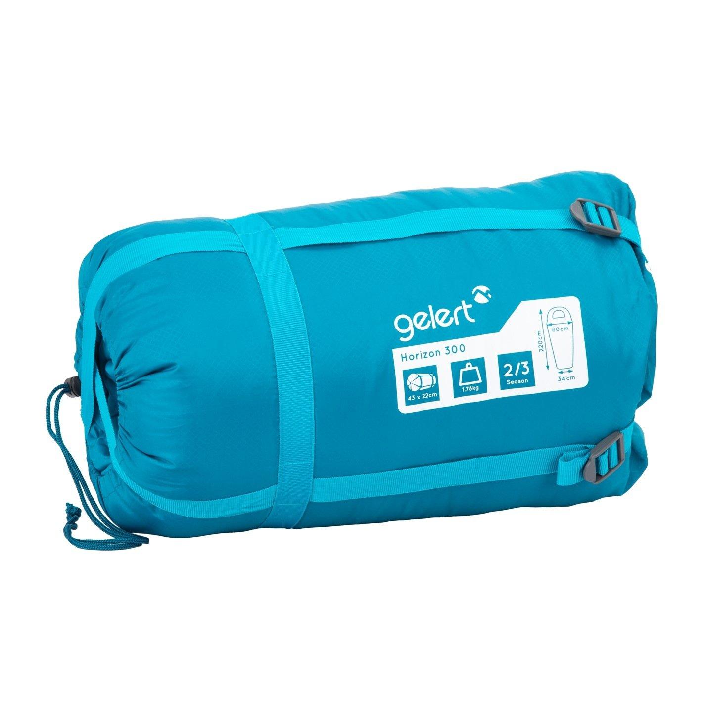 Teal - Gelert - Horizon 300 Sleeping Bag - 3