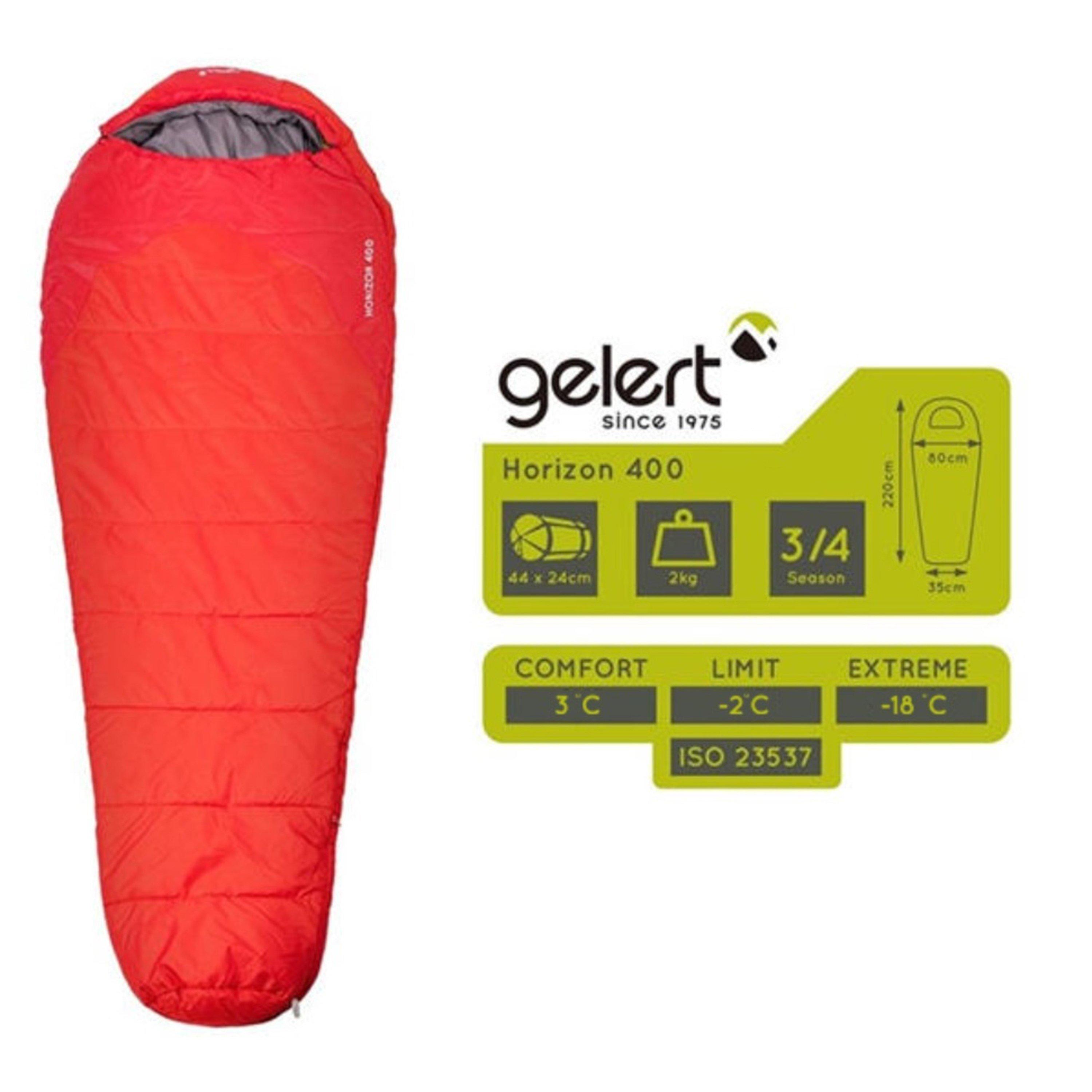 Crvena - Gelert - Horizon 400 Sleeping Bag - 1