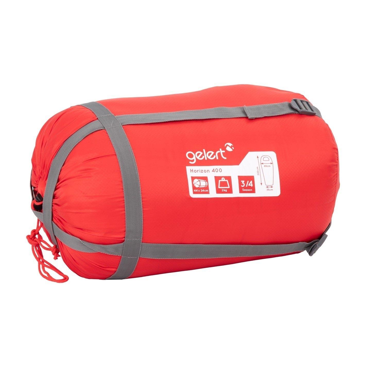 Red - Gelert - Horizon 400 Sleeping Bag - 3