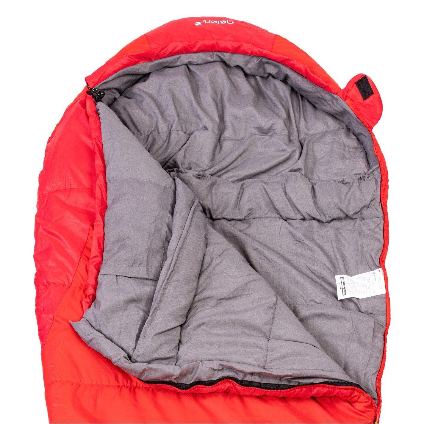 Red - Gelert - Horizon 400 Sleeping Bag - 4