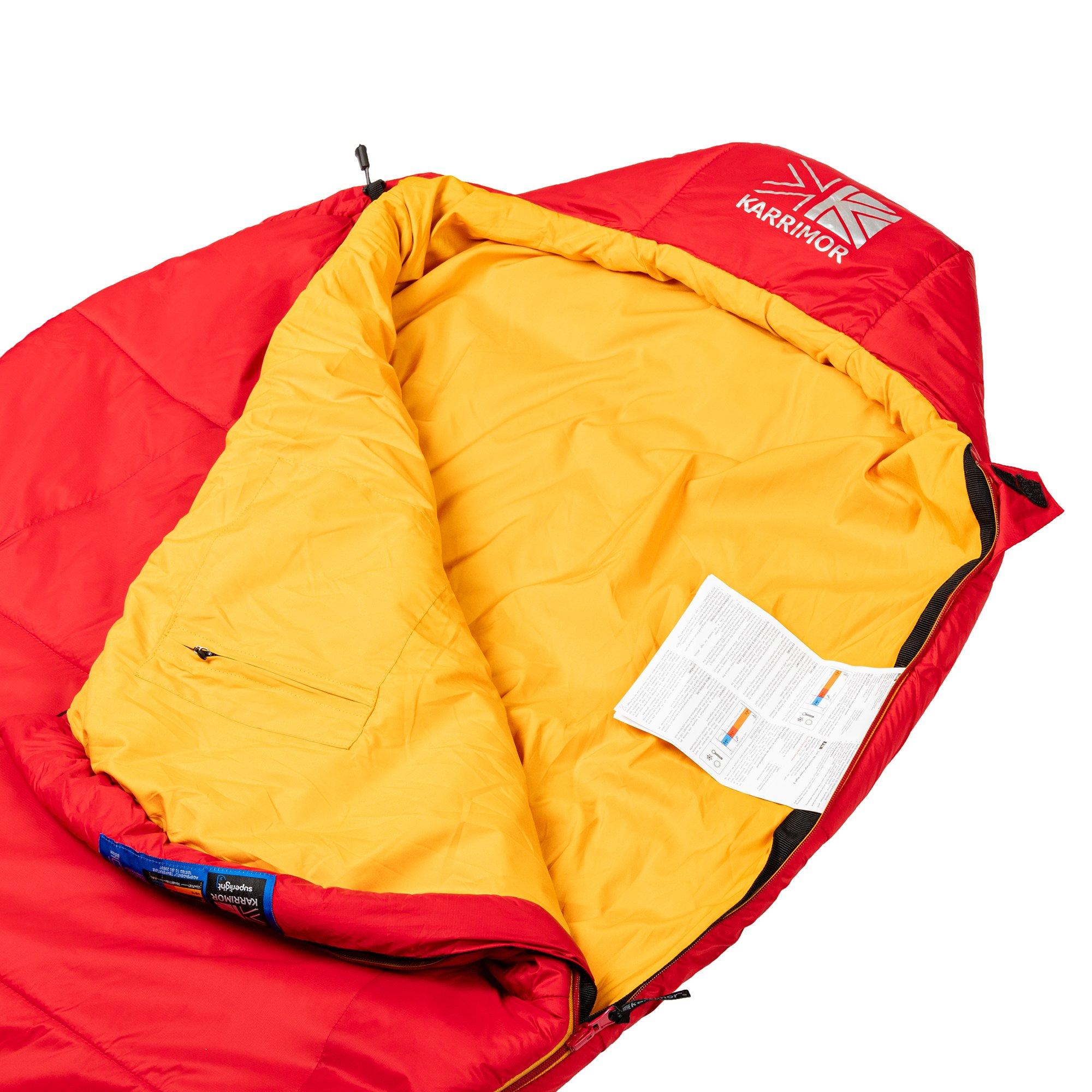 Red/Yellow - Karrimor - Superlight 2 Sleeping Bag - 3