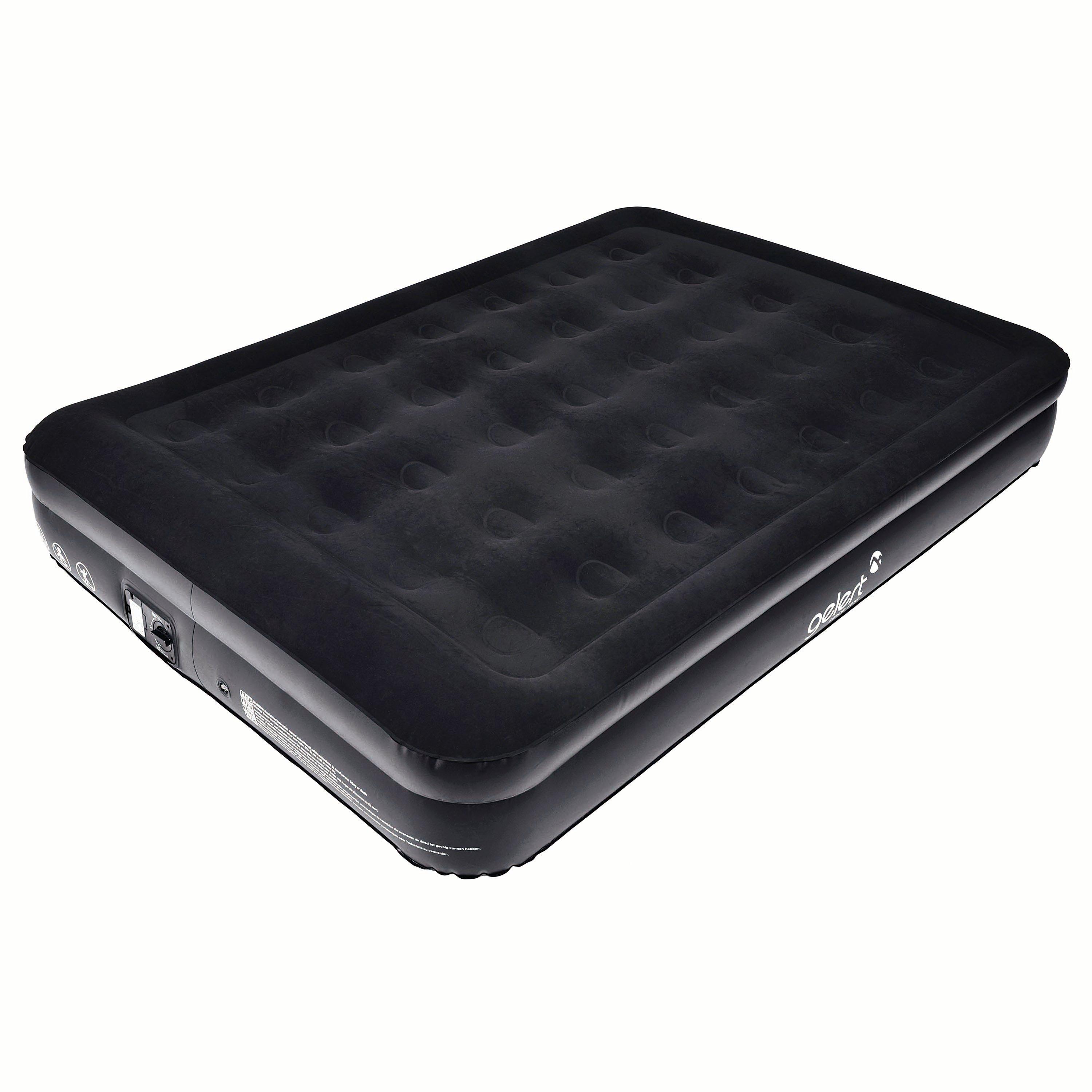 Black - Gelert - Raised Double Airbed - 1