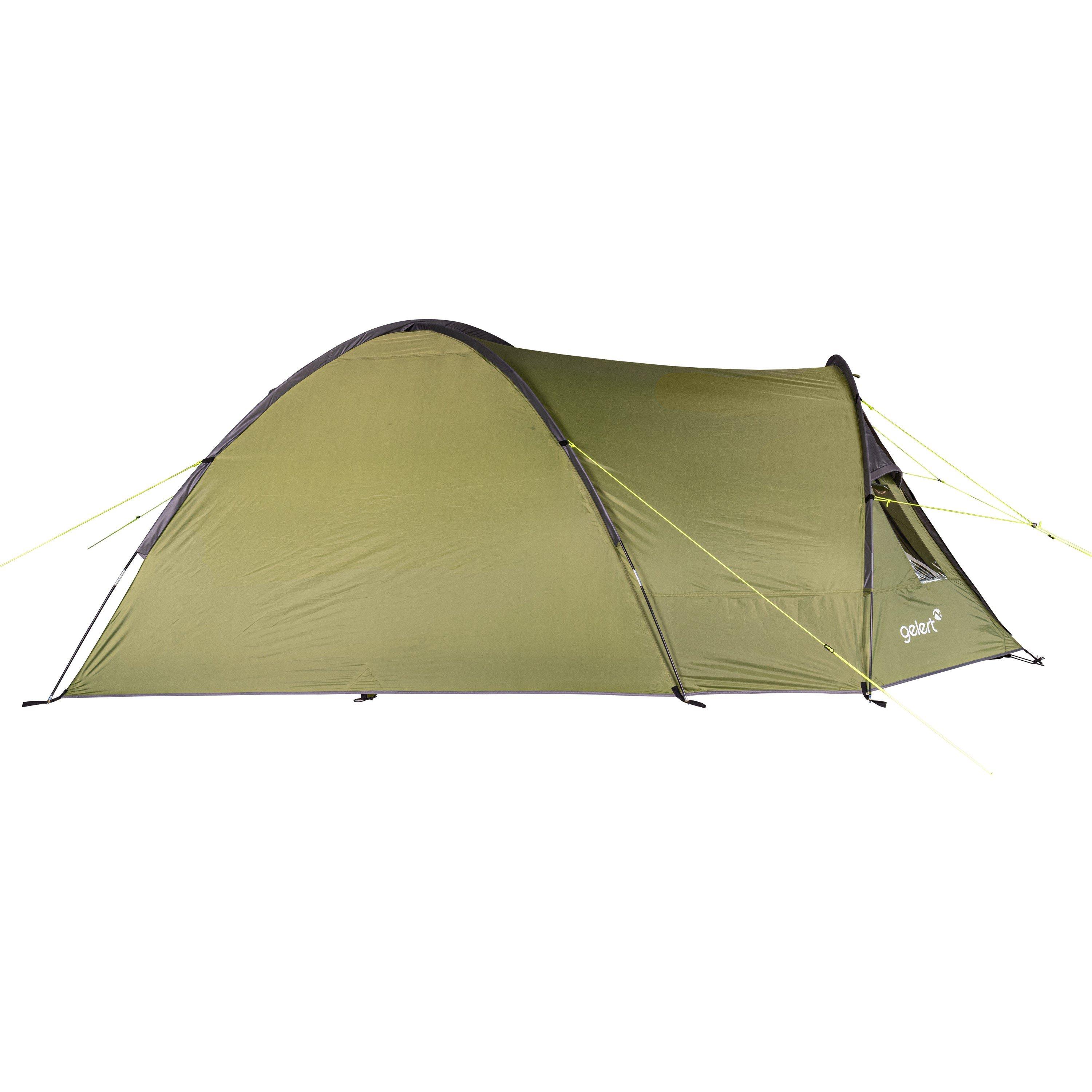Green - Gelert - Ottawa 3-Person Water Resistant Adventure Tent - 4