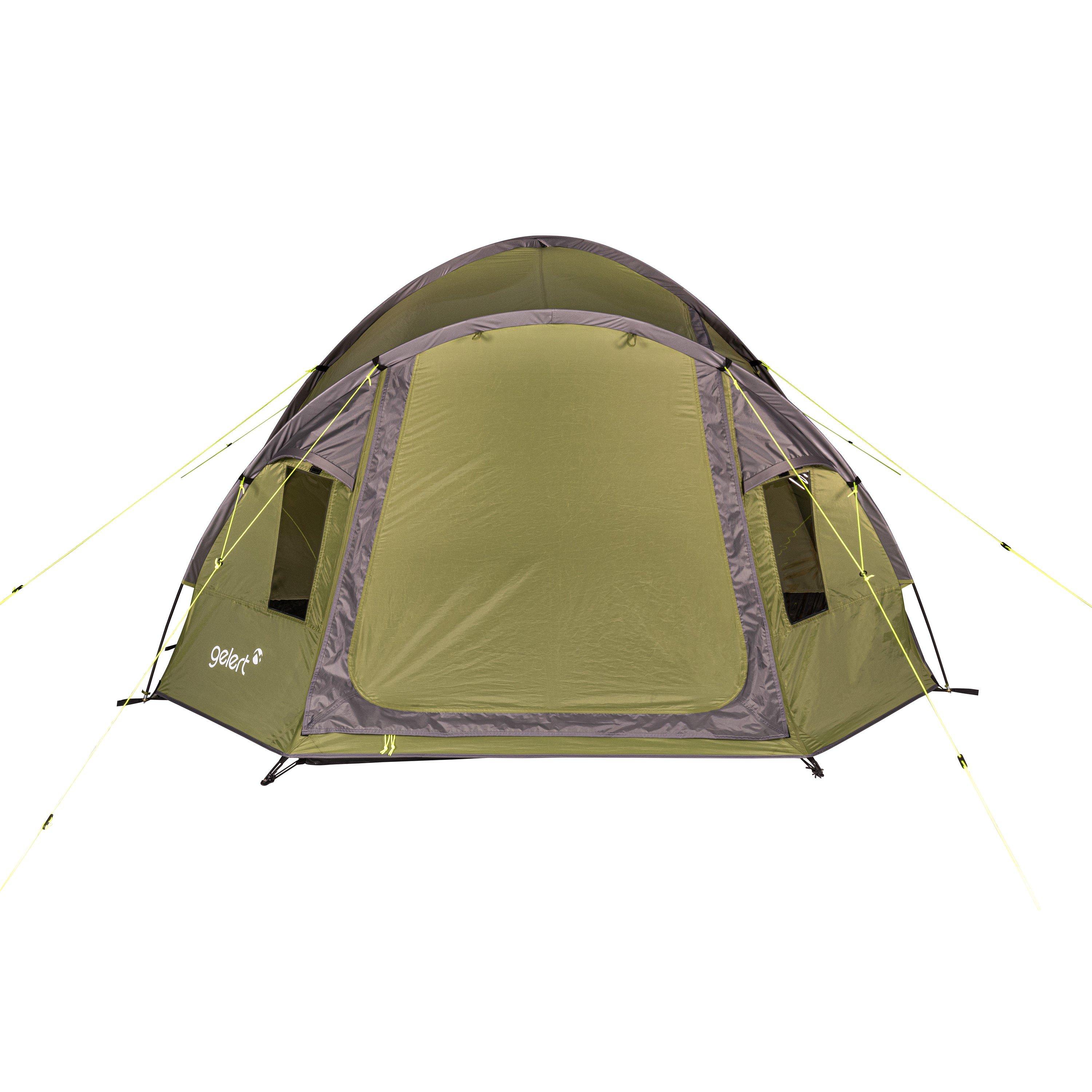 Green - Gelert - Ottawa 3-Person Water Resistant Adventure Tent - 5