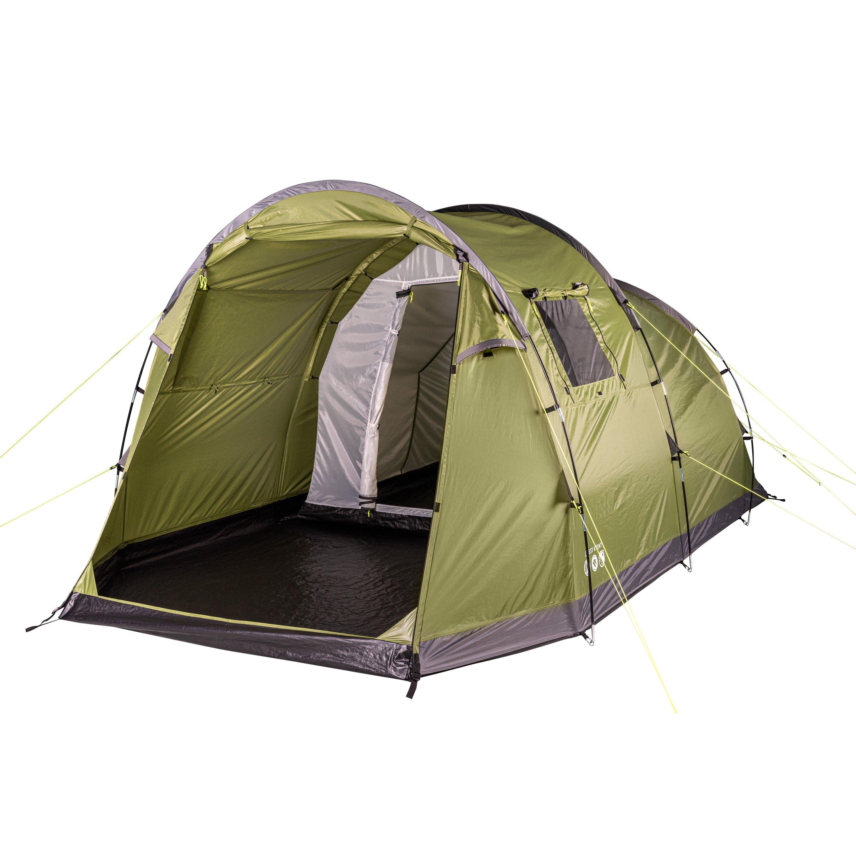 Green - Gelert - 4 Man Water Resistant 1,500mm Adventure Tent - 1