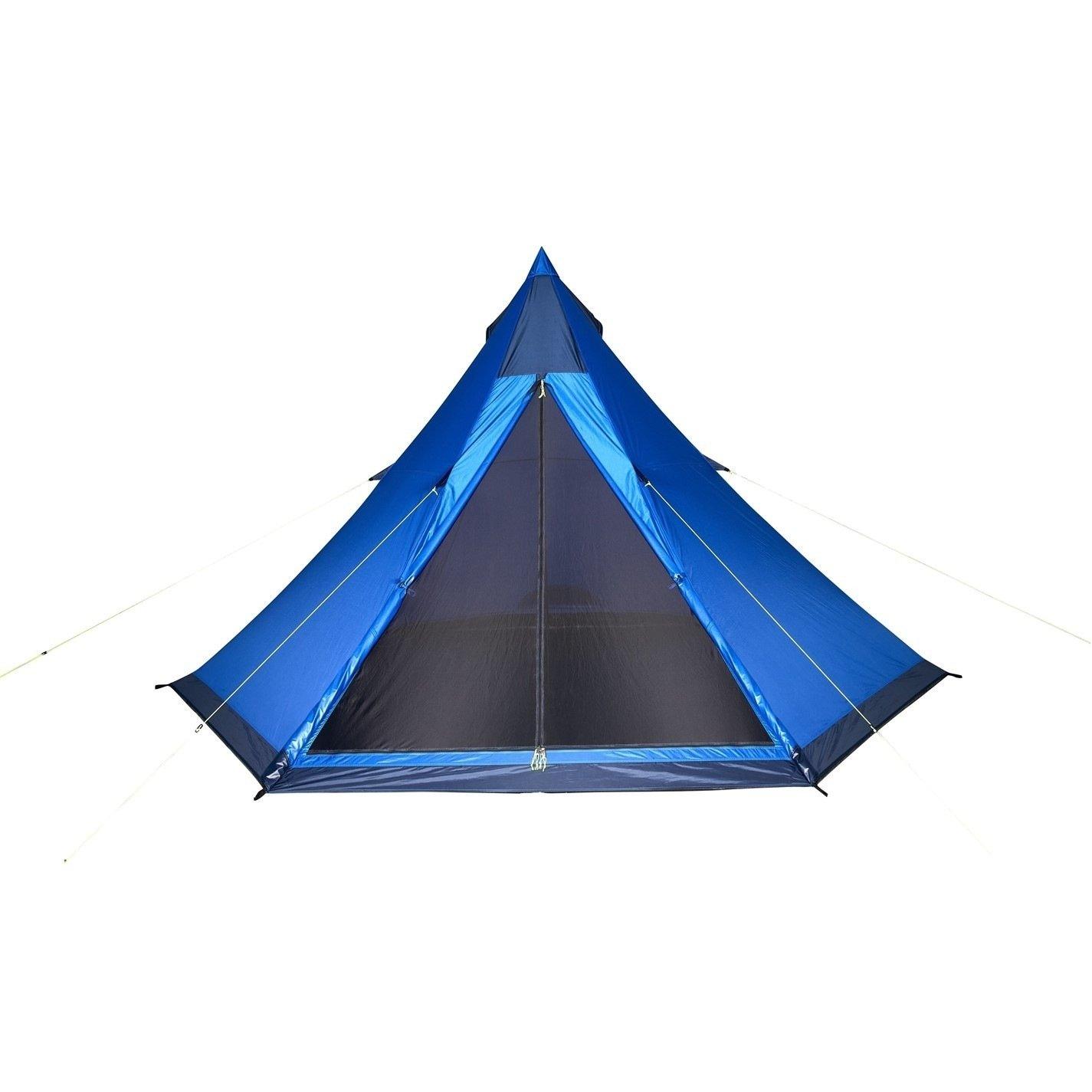 Blue - Gelert - Horizon 6 Person Teepee Tent - 2