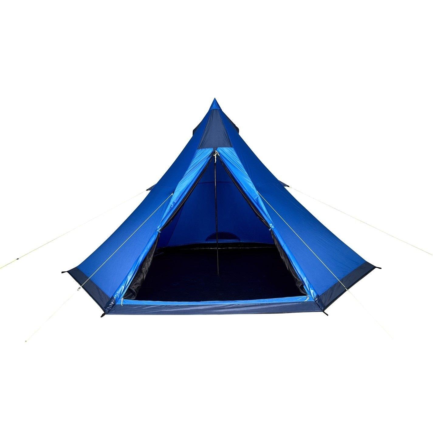 Blue - Gelert - Horizon 6 Person Teepee Tent - 3