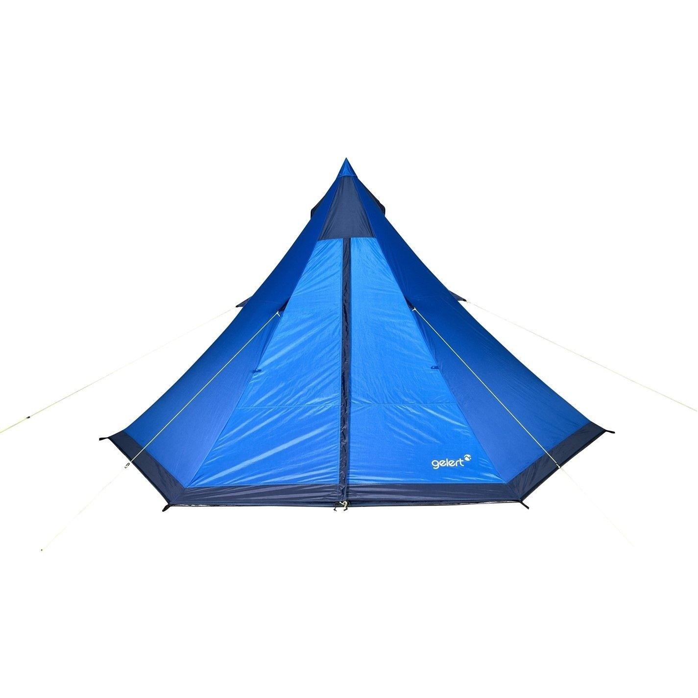 Blue - Gelert - Horizon 6 Person Teepee Tent - 4