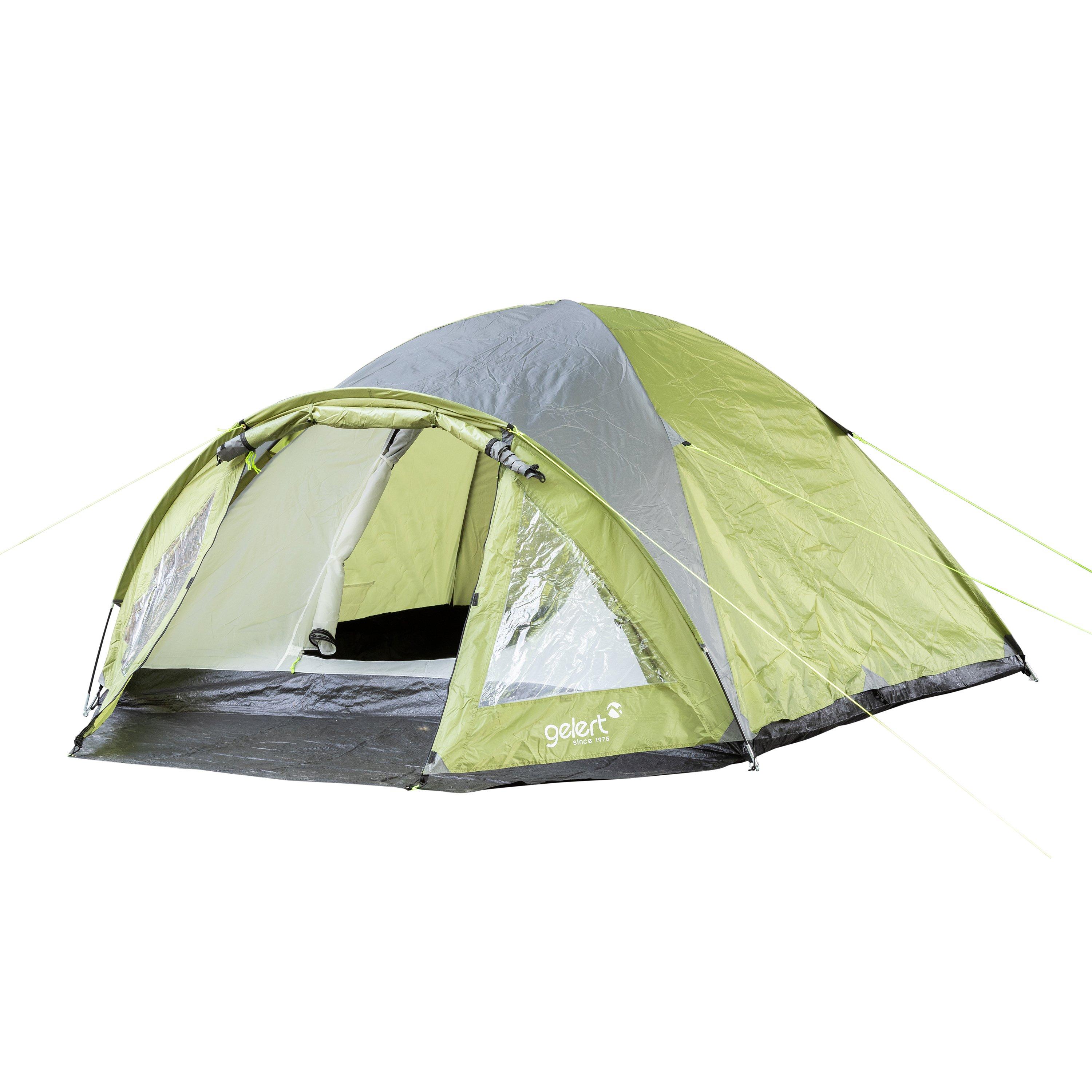 Green - Gelert - Rocky 4 Person Dome Tent - 1