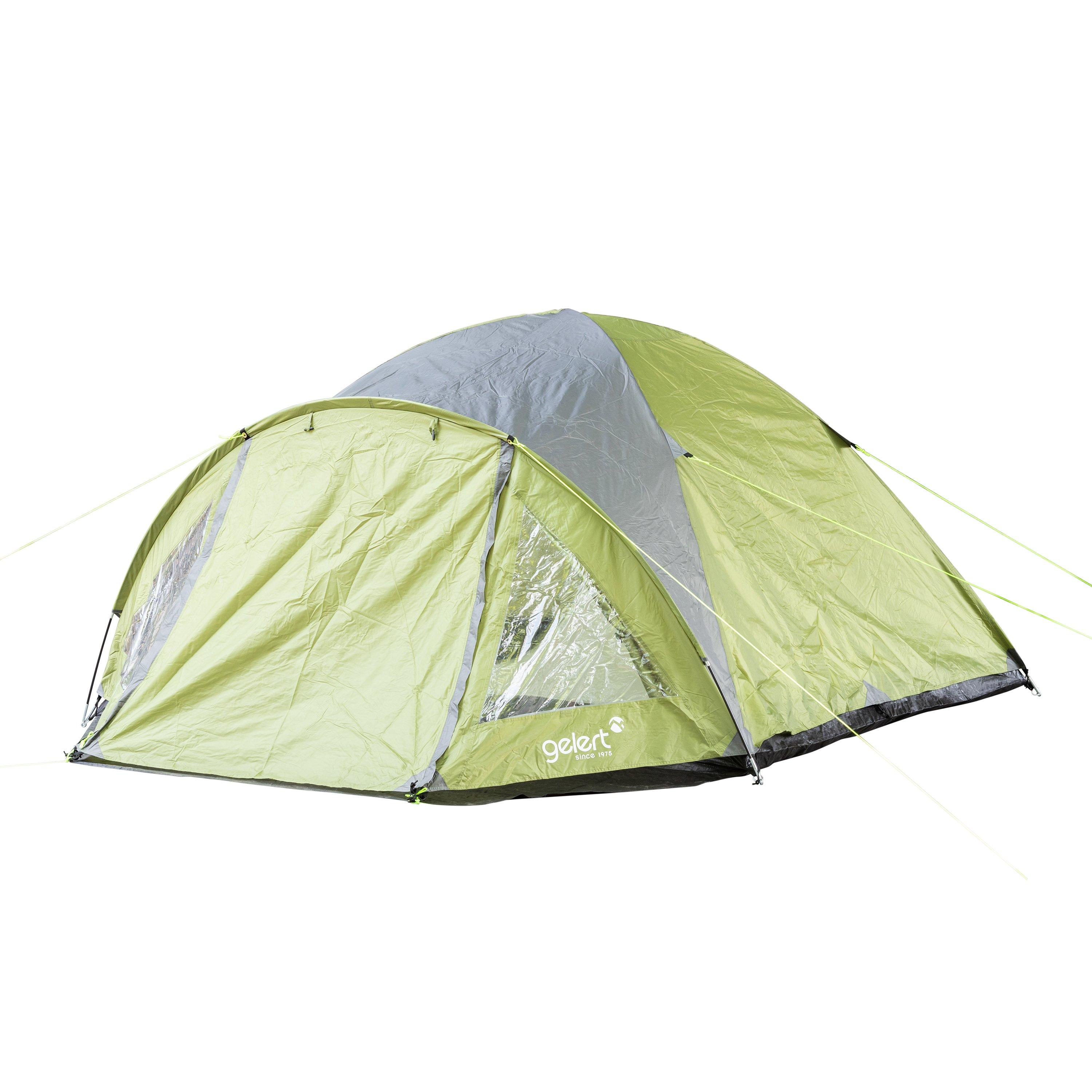Green - Gelert - Rocky 4 Person Dome Tent - 2