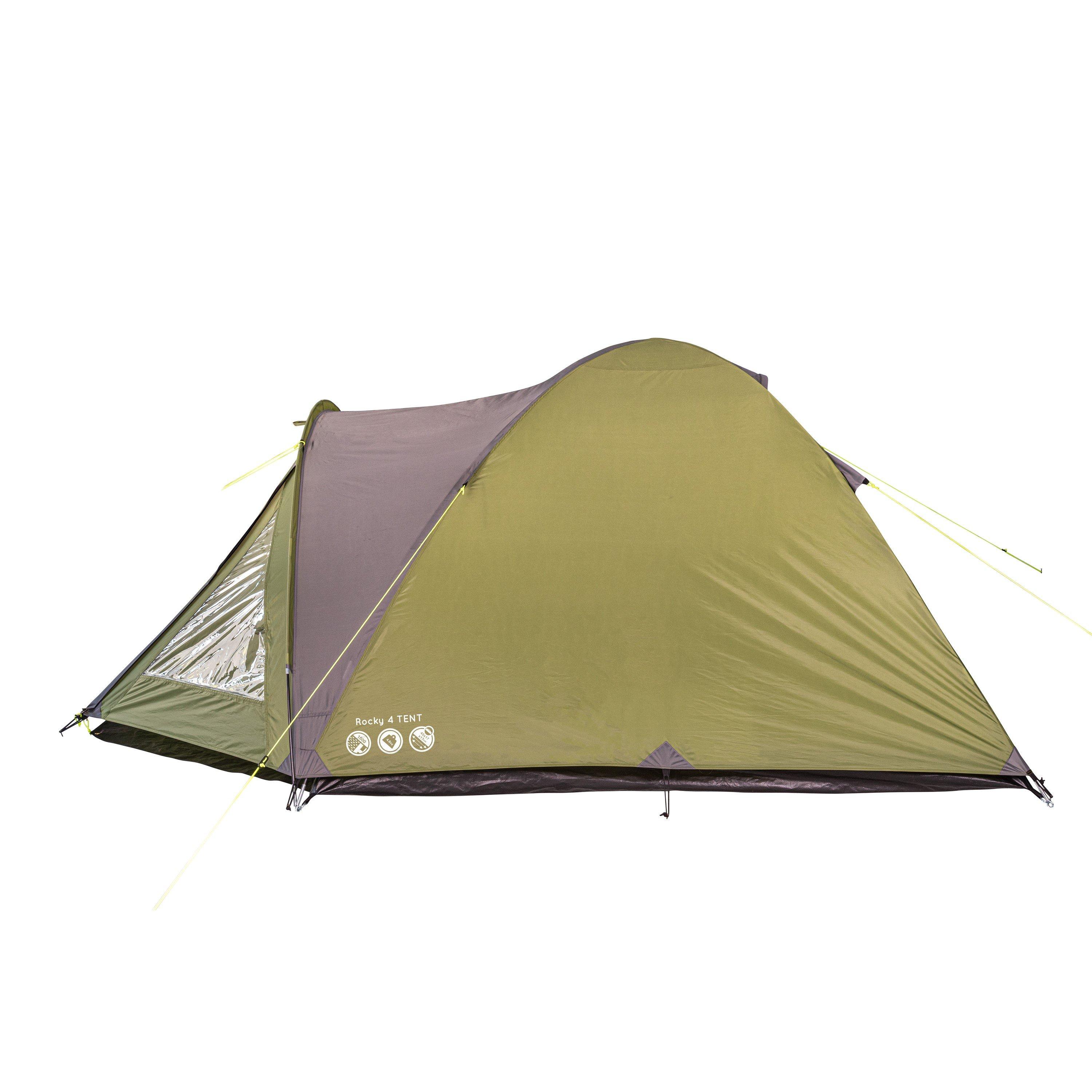 Green - Gelert - Rocky 4 Person Dome Tent - 7